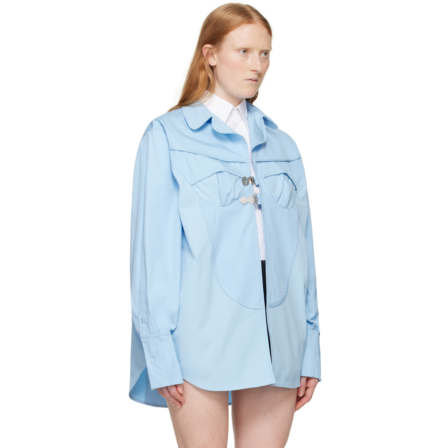 Sinéad O’dwyer Blue Pyjama Shirt 
