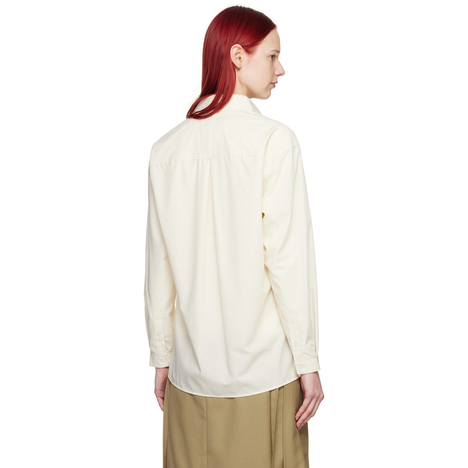  Youth Off-white Raw Edge Shirt 