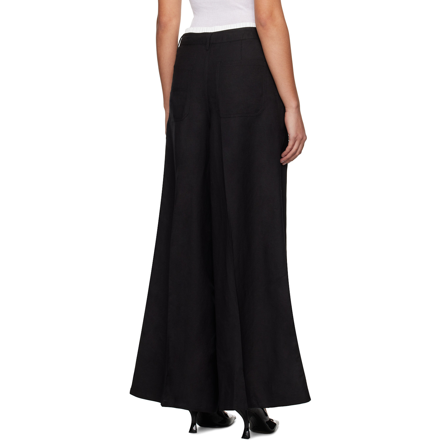  Remain Birger Christensen Black Suiting Trousers 