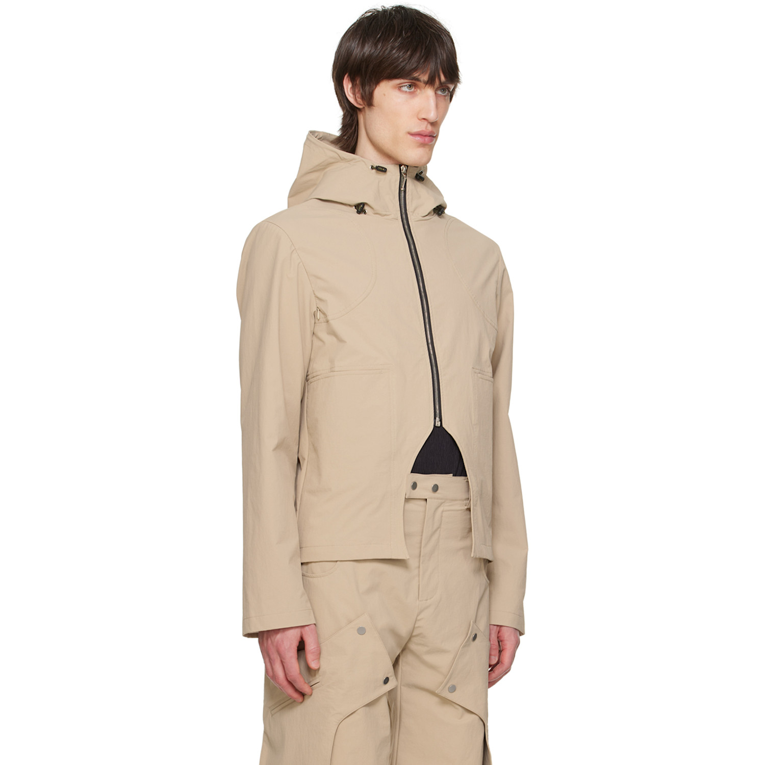  Uncertain Factor Beige Atomic Domination Jacket 