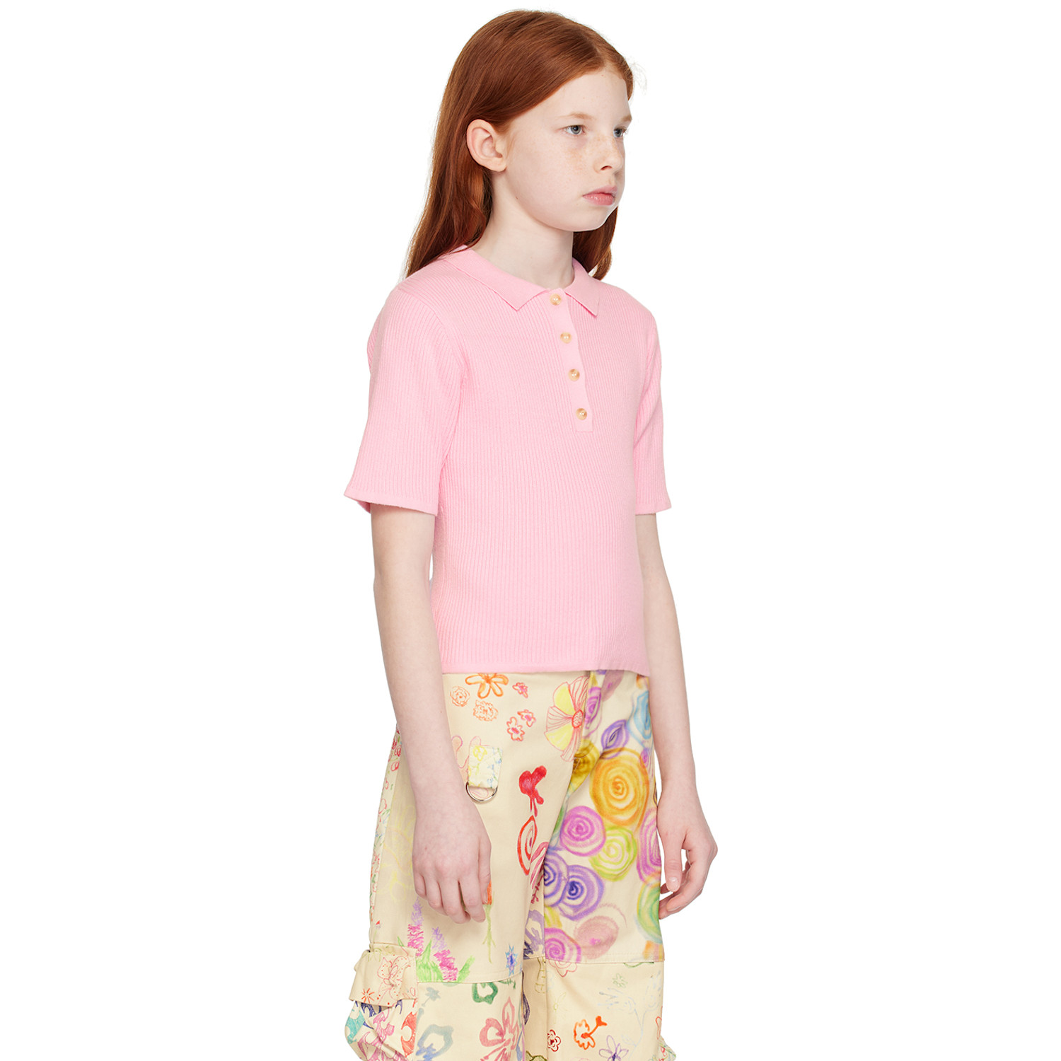  Morley Kids Pink Unfold Polo 