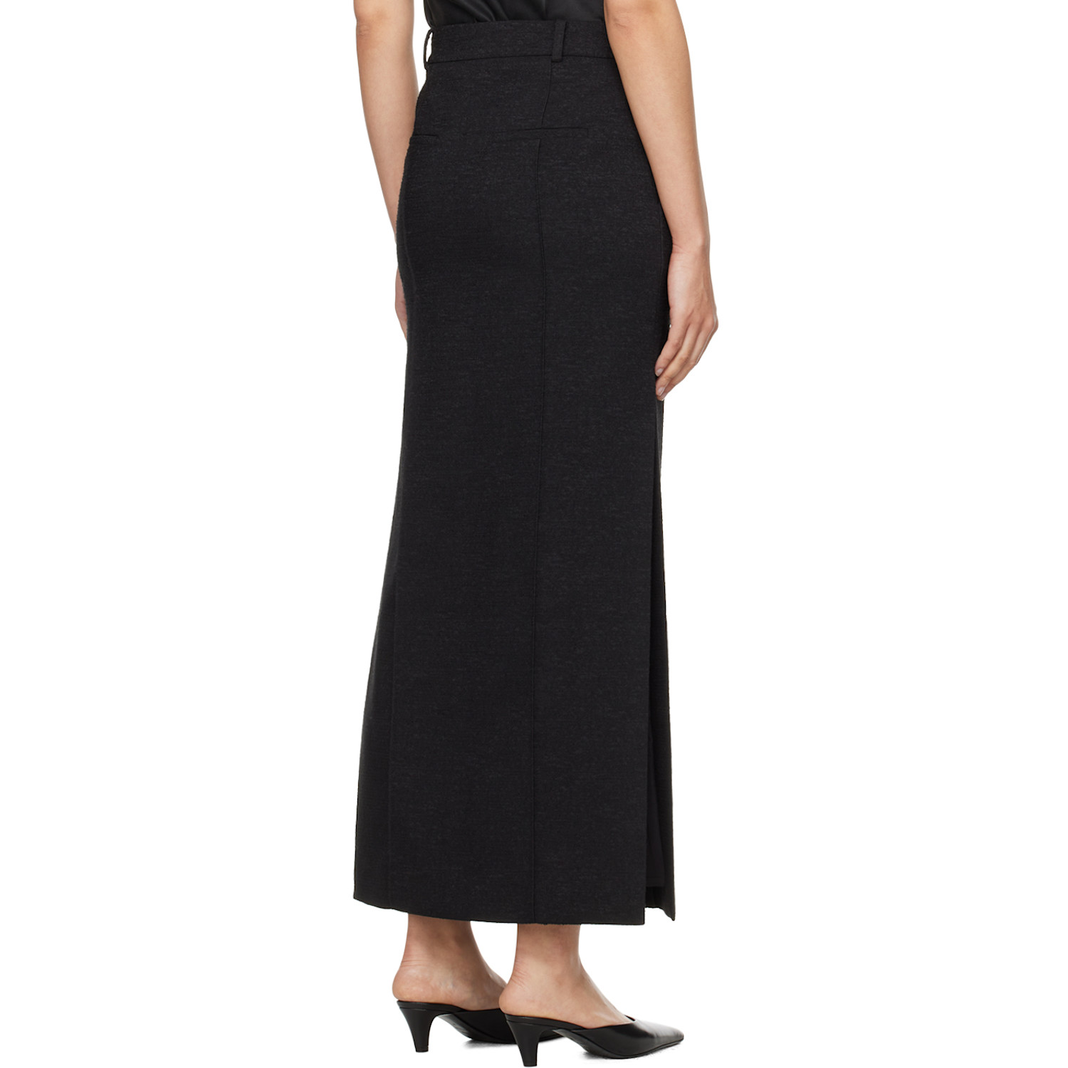  Camilla And Marc Black Rossa Maxi Skirt 