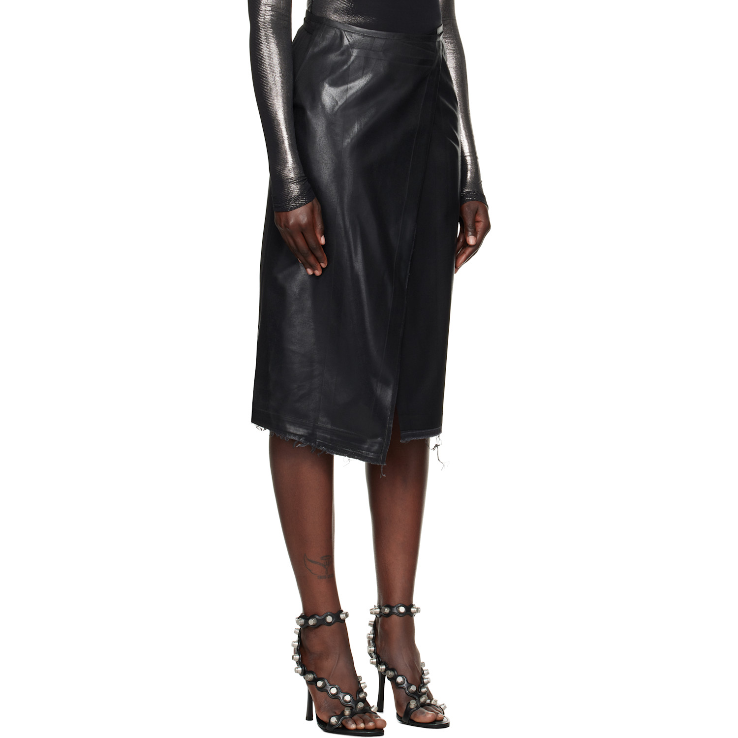  Diesel Black O-kessy-long-p1 Midi Skirt 