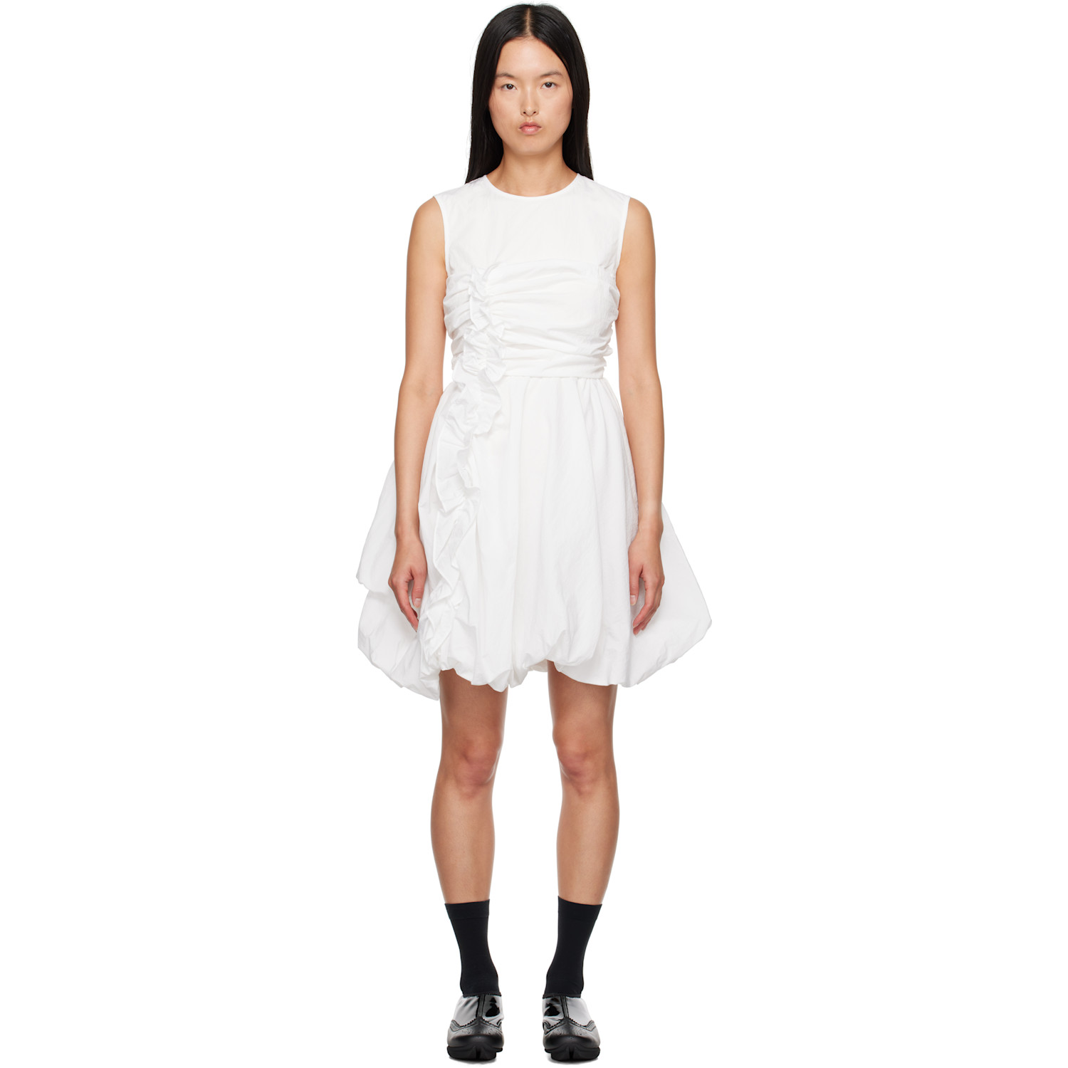 Cecilie Bahnsen White Amalie Wrap Dress | Smart Closet
