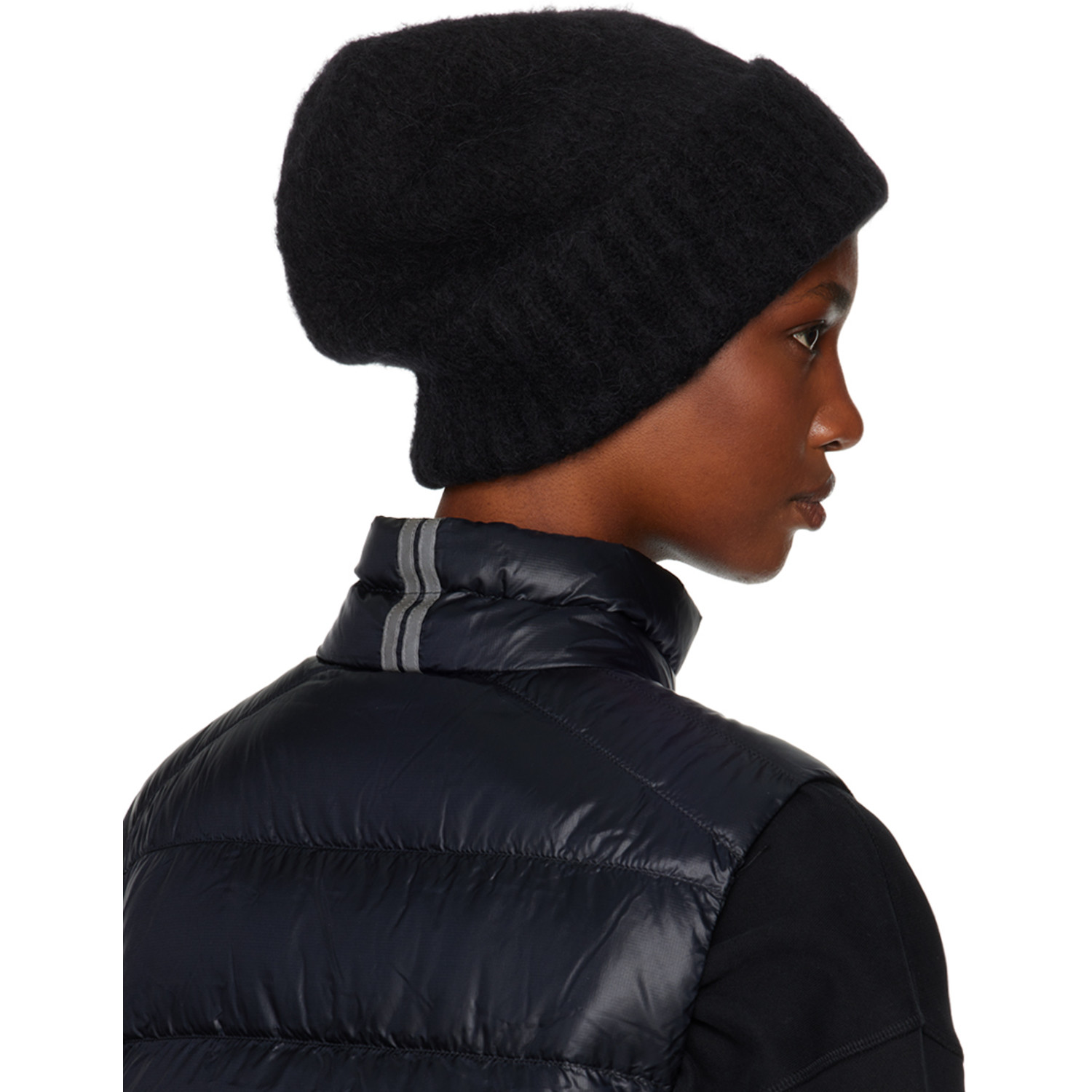  Canada Goose Black Alpaca Beanie 