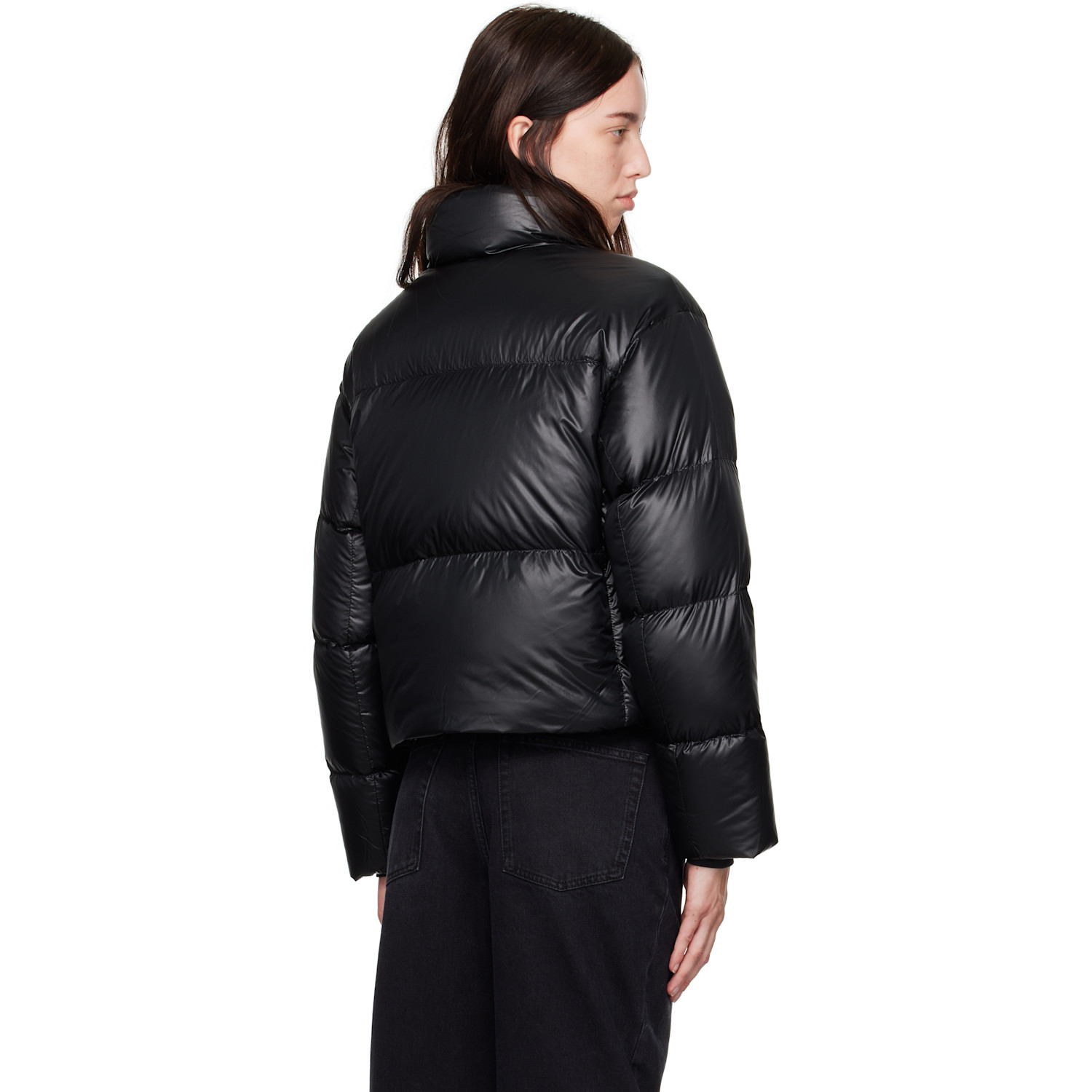  Canada Goose Black Cypress Cropped Puffer Down Jacket 