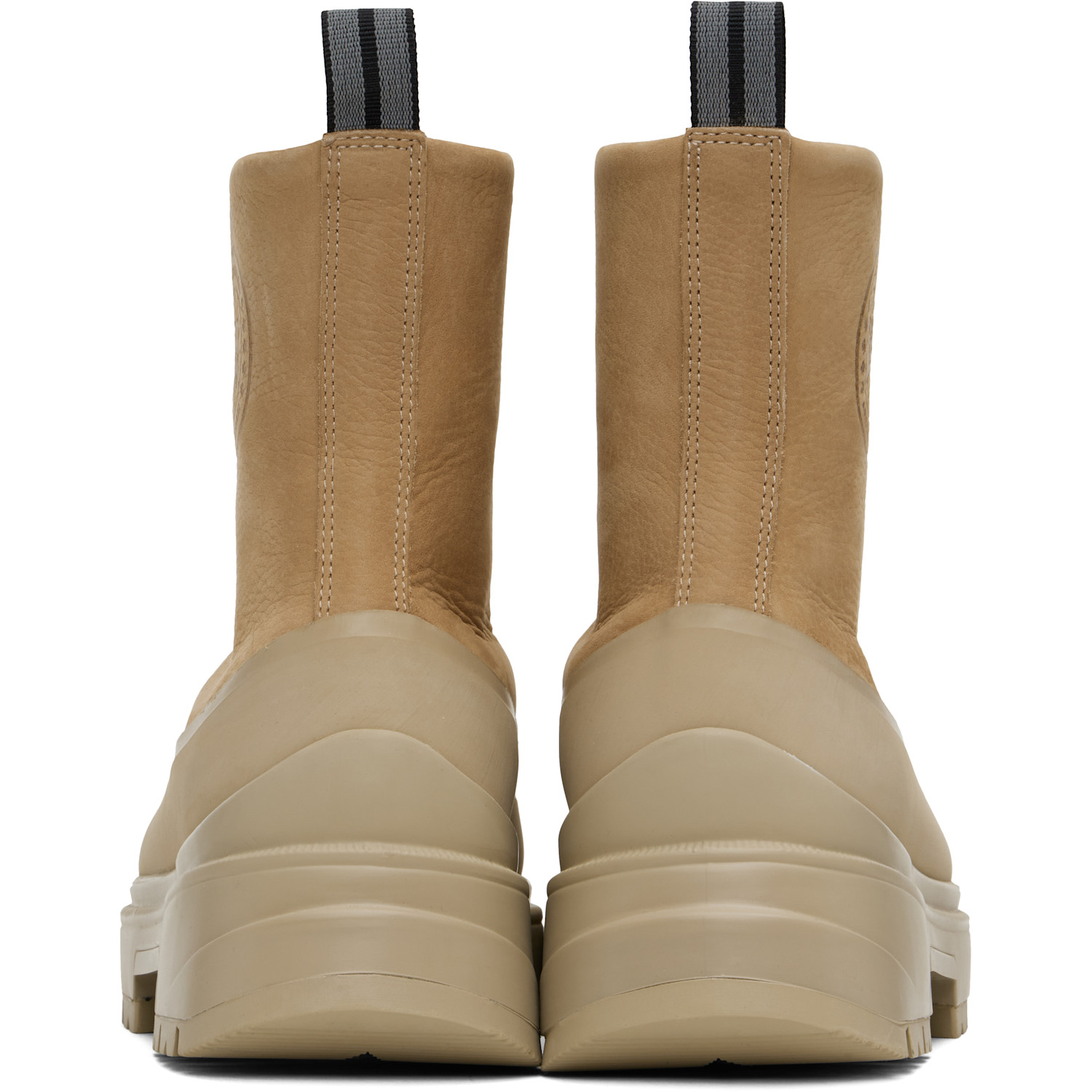  Canada Goose Tan Kya Zip-up Boots 