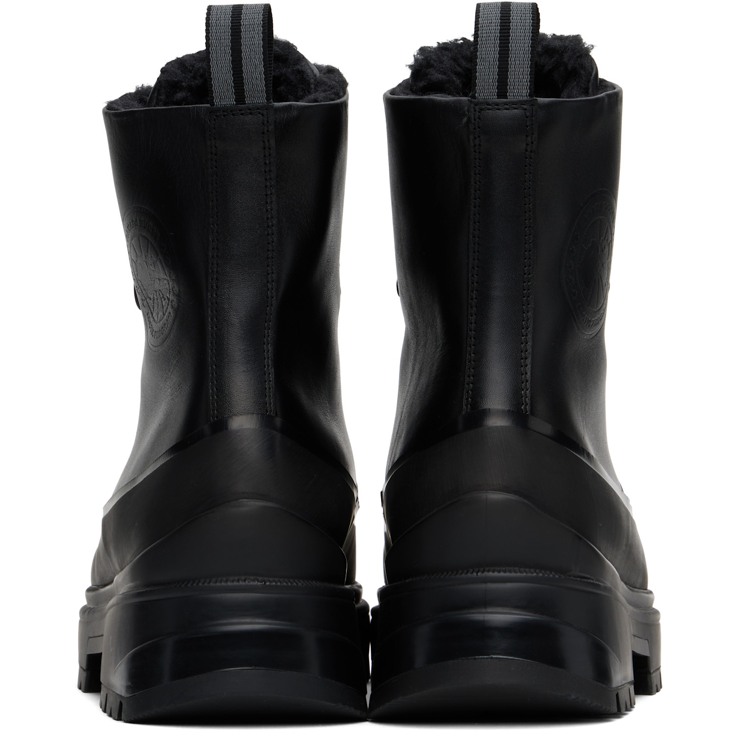  Canada Goose Black Kya Lace-up Boots 