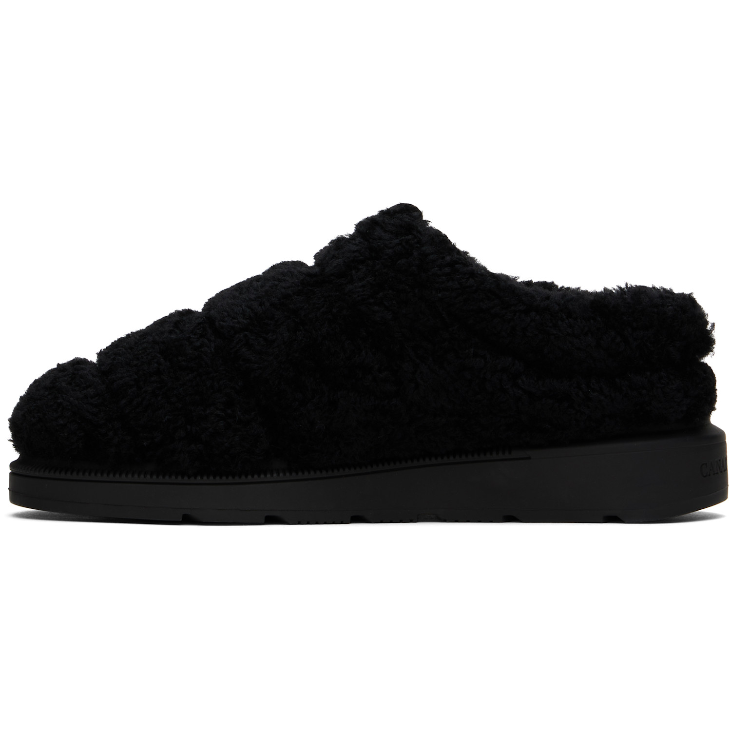  Canada Goose Black Porteau Shearling Mules 