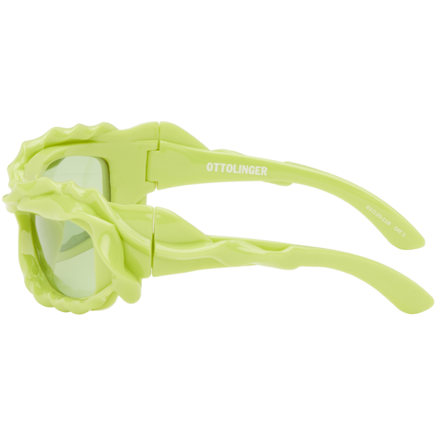  Ottolinger Green Twisted Sunglasses 
