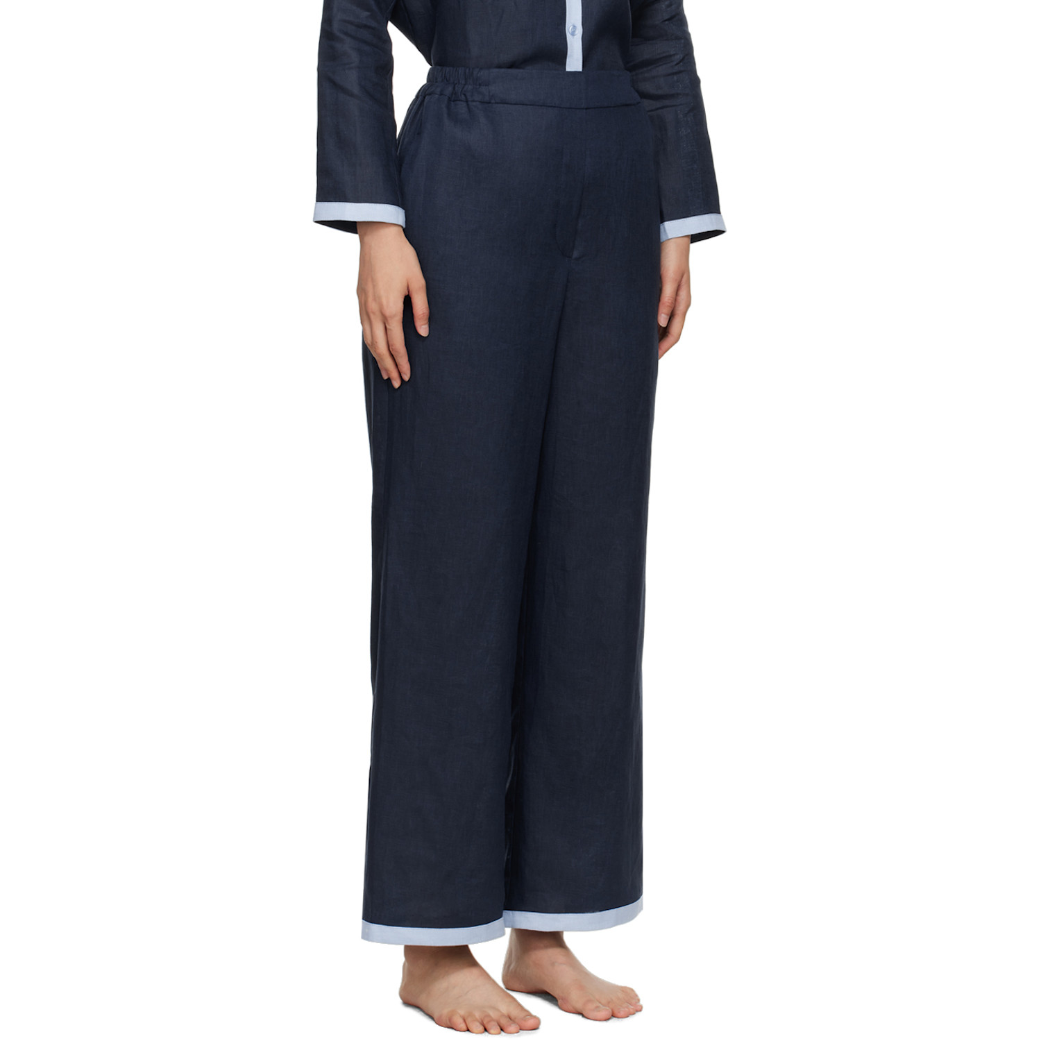  Sleeper Navy Garrick Trousers 