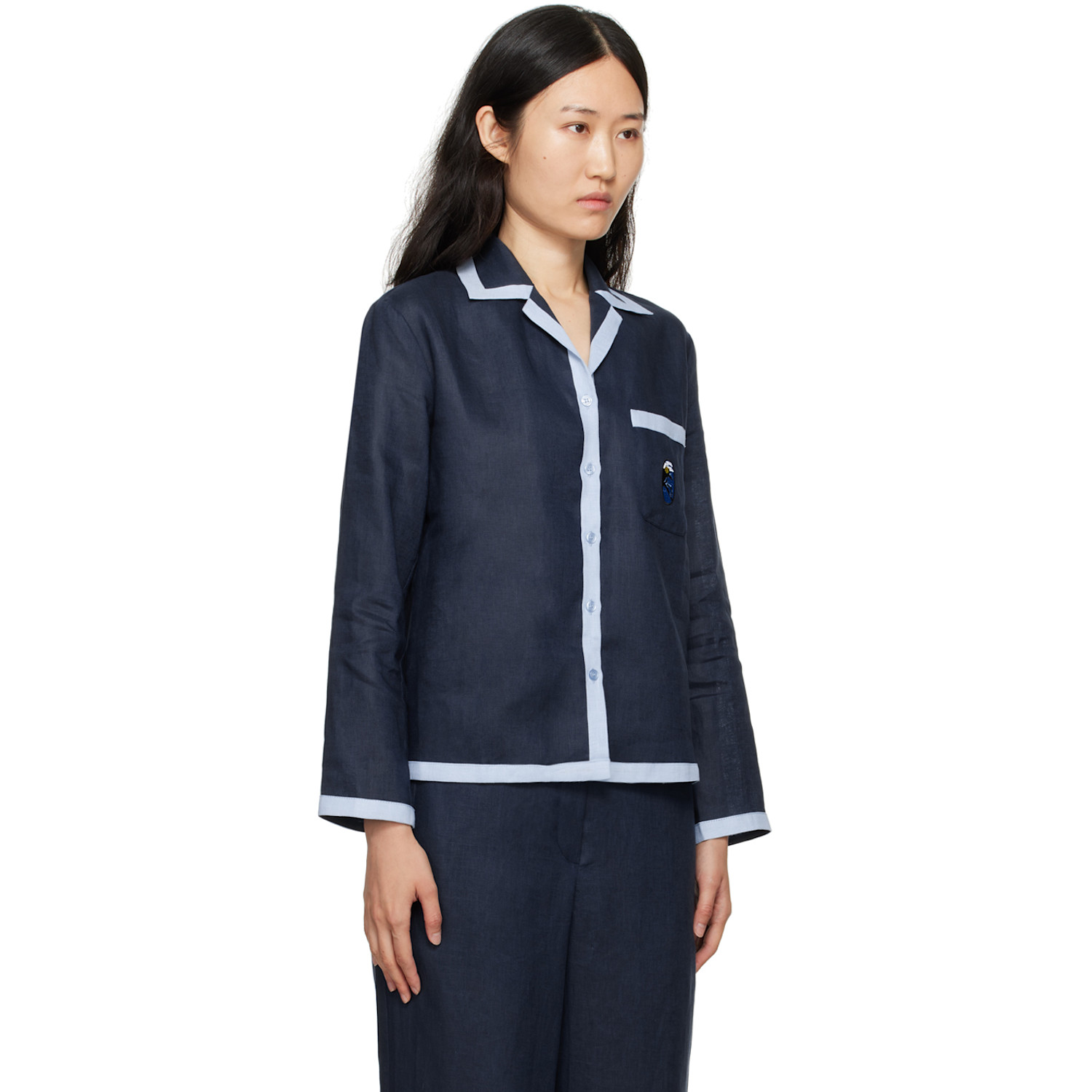  Sleeper Navy Garrick Shirt 