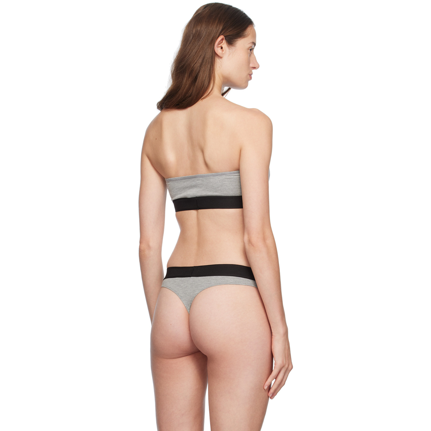  Tom Ford Gray Modal Signature Bandeau Bra 