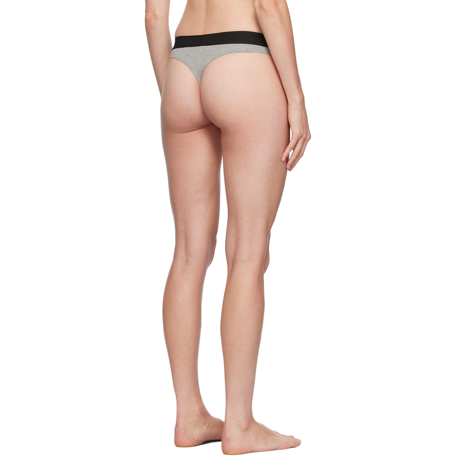  Tom Ford Gray Modal Signature Thong 