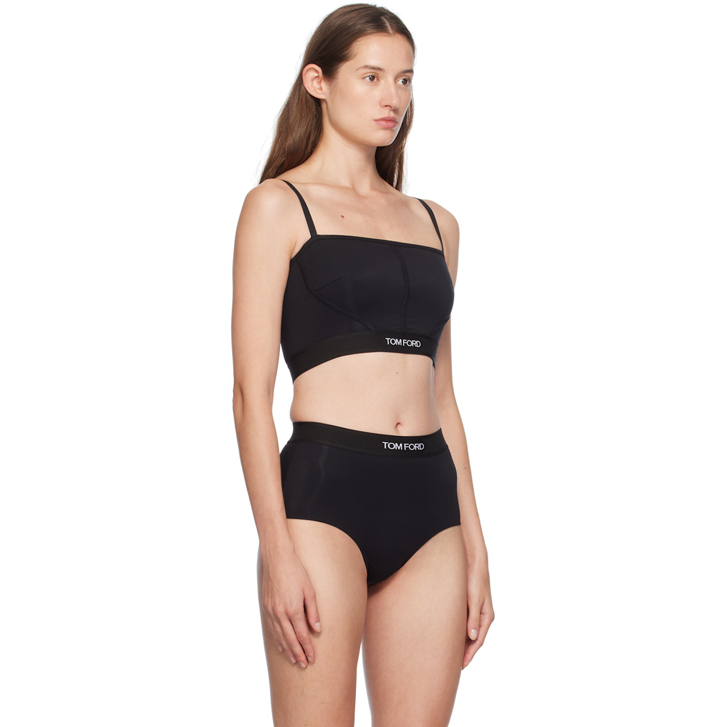  Tom Ford Black Modal Signature Camisole 