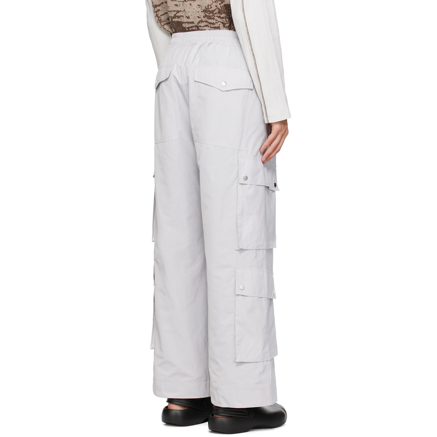  Fffpostalservice Ssense Exclusive Gray Cargo Pants 