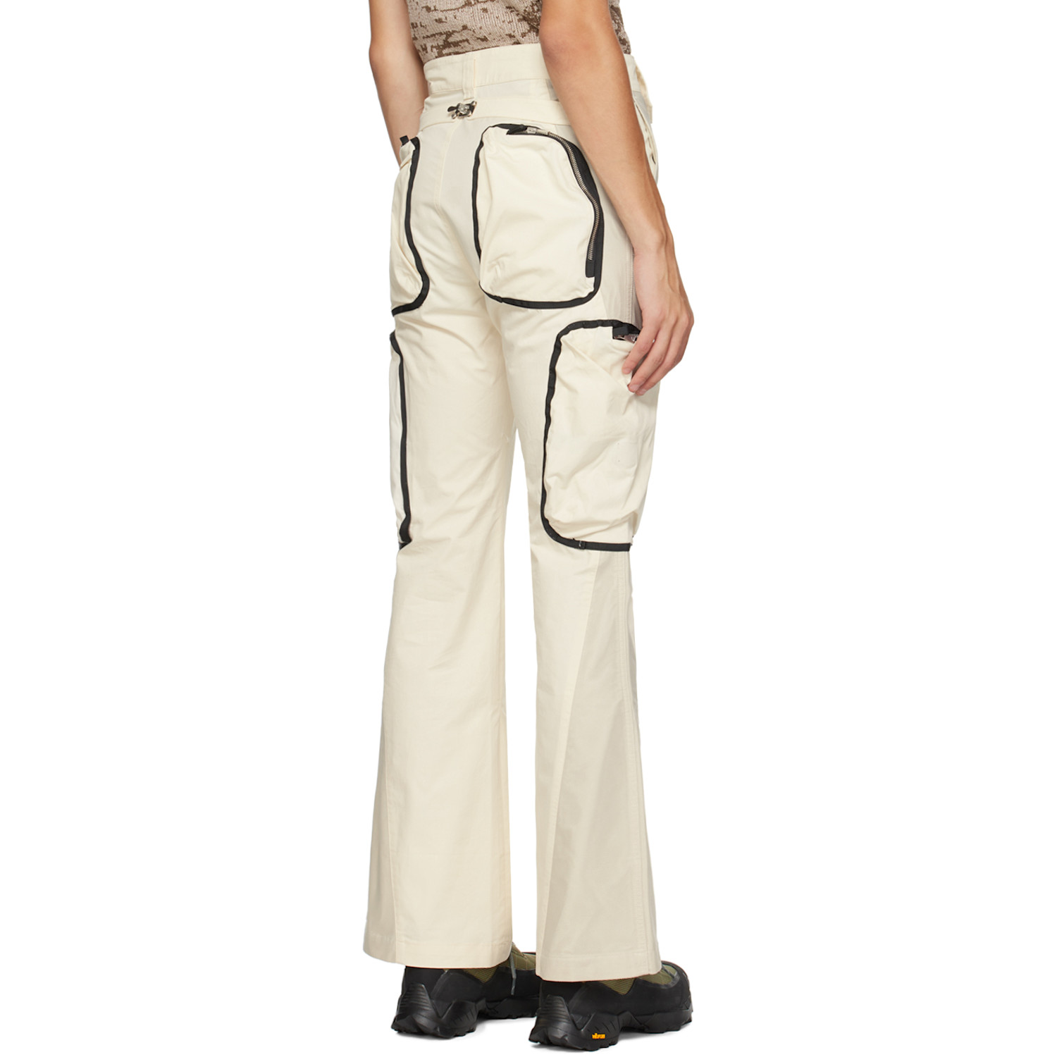  Fffpostalservice Off-white Paneled Cargo Pants 