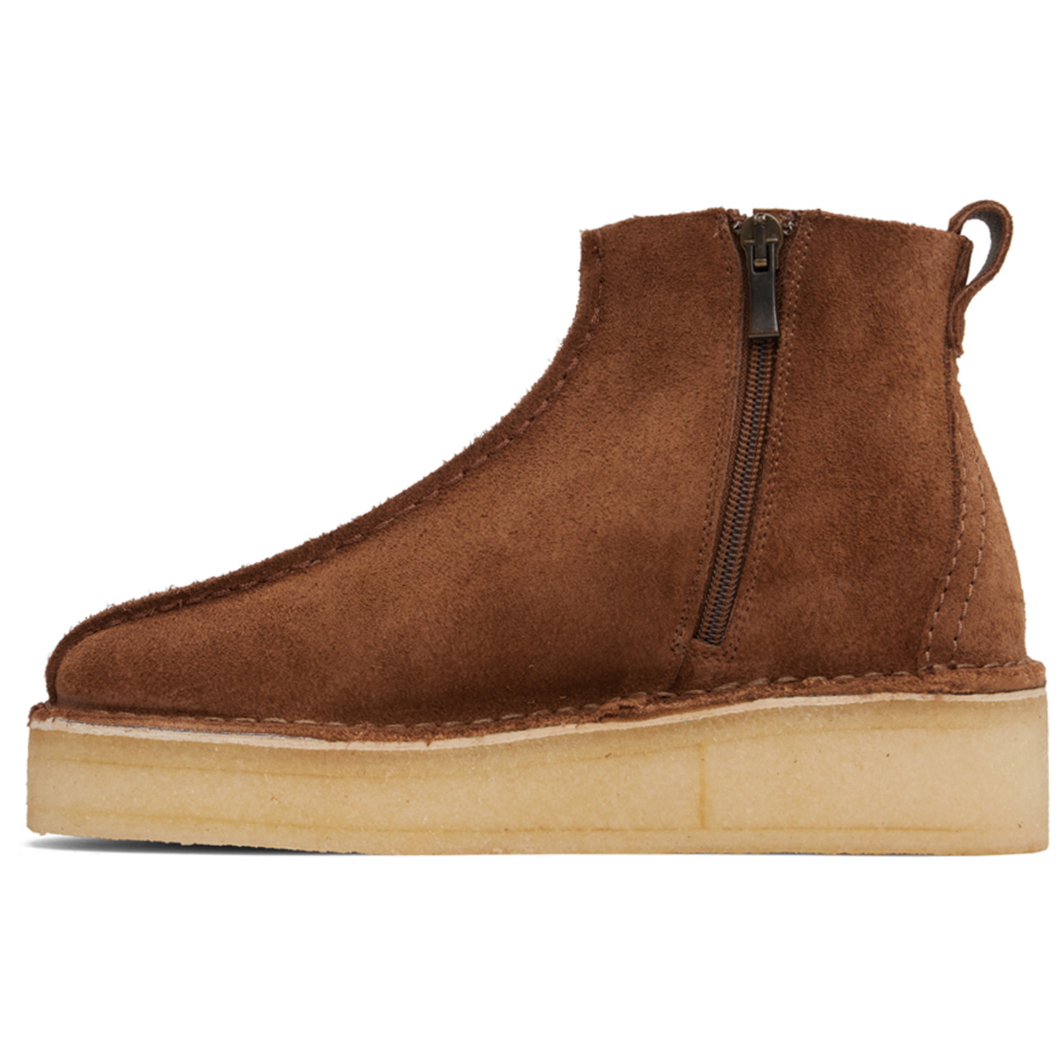  Clarks Originals Brown Trek Wedge Boots 