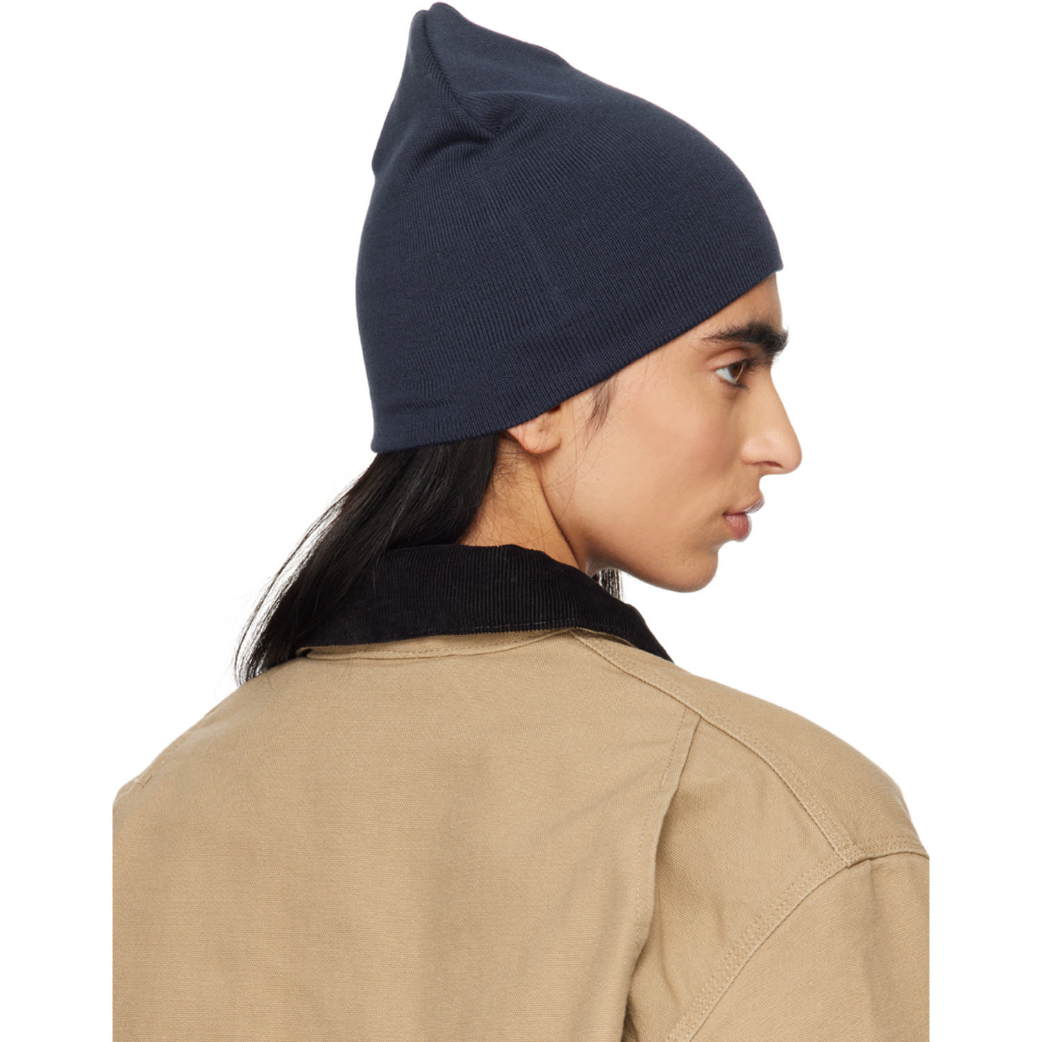  Carhartt Work In Progress Navy Scripter Beanie 