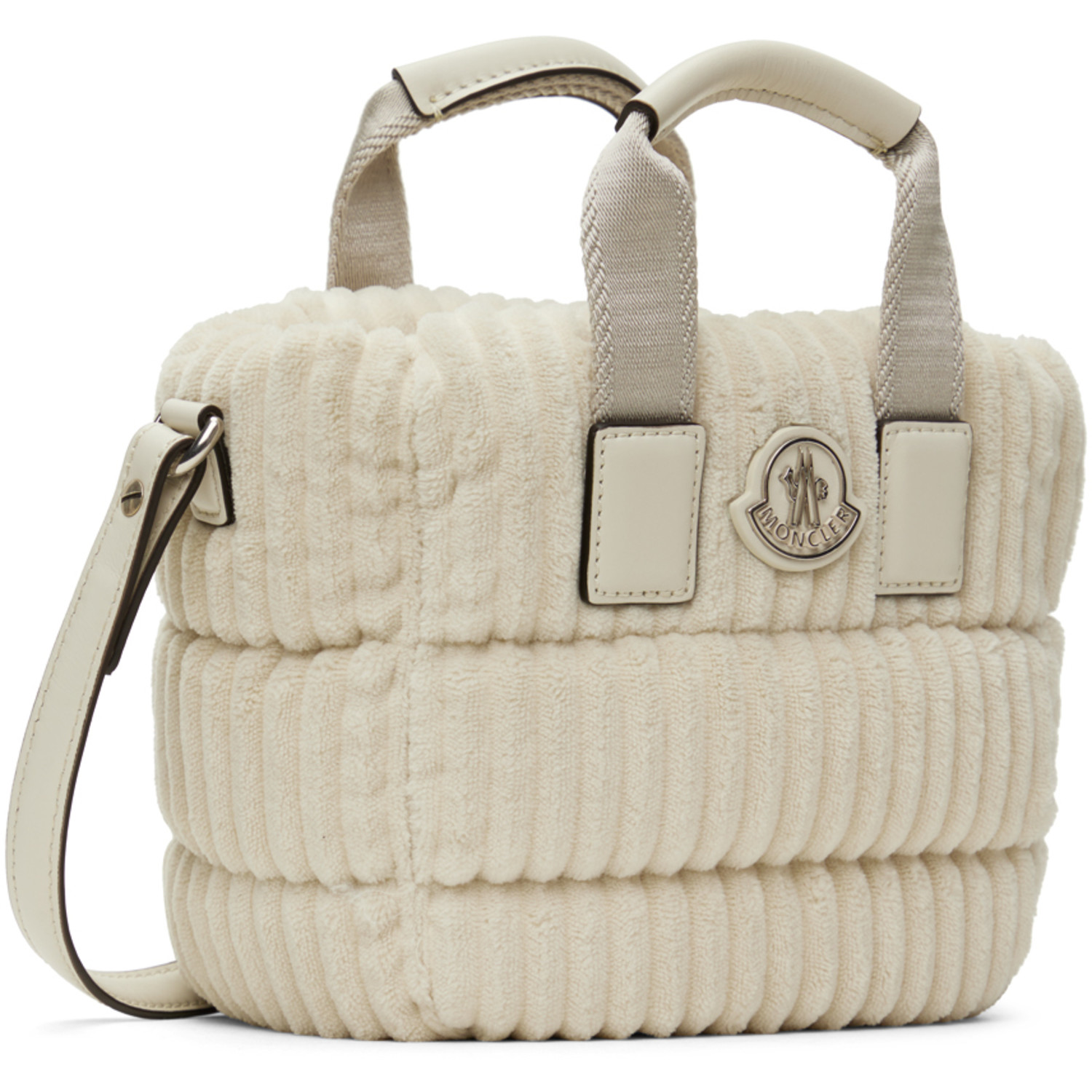  Moncler Off-white Micro Caradoc Tote 