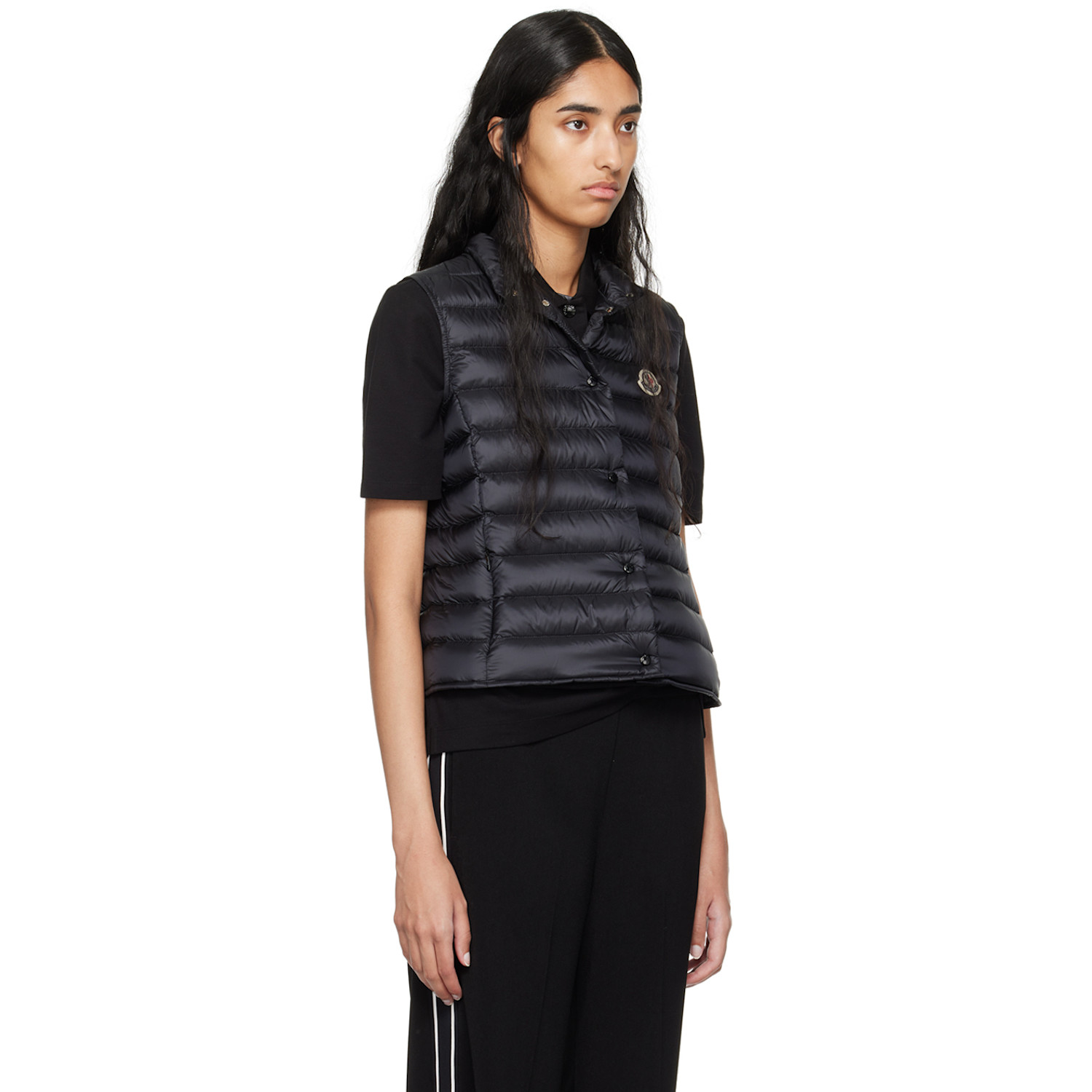  Moncler Black Liane Down Vest 