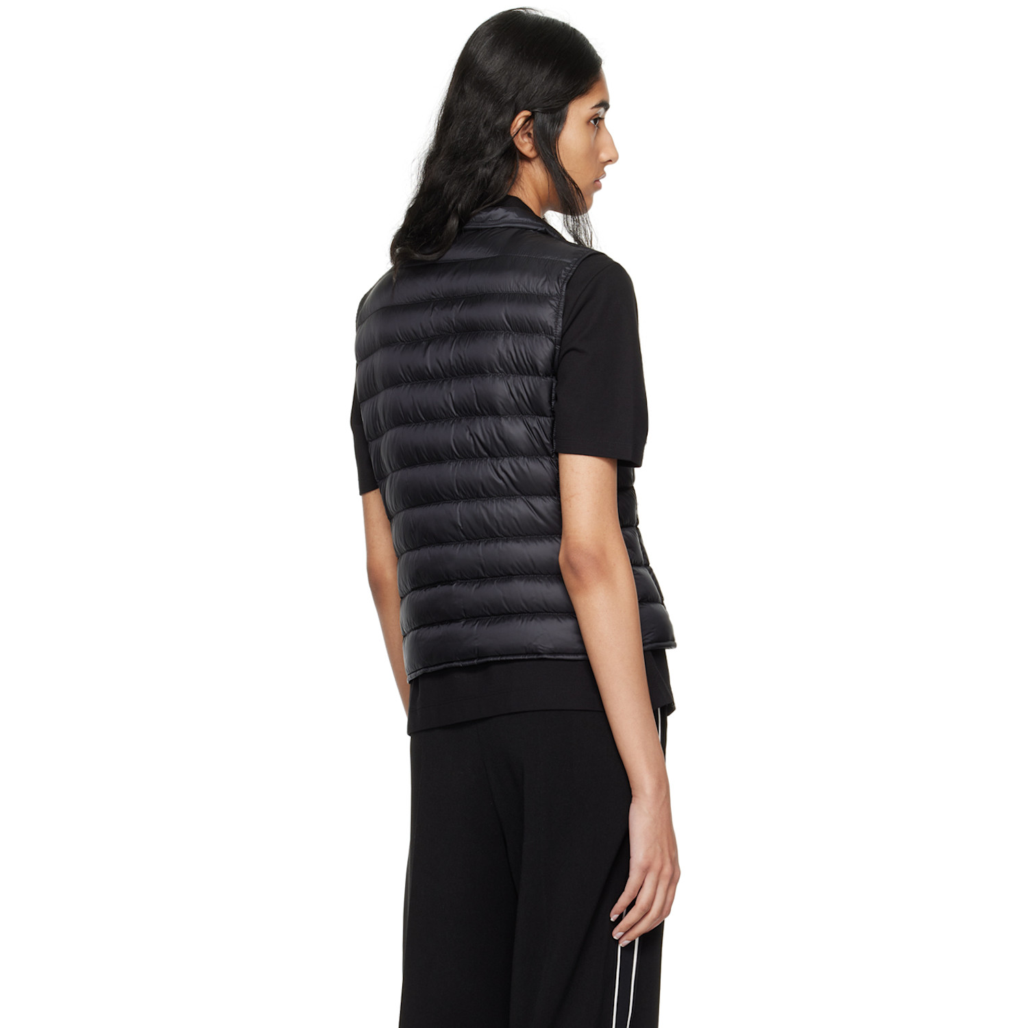  Moncler Black Liane Down Vest 
