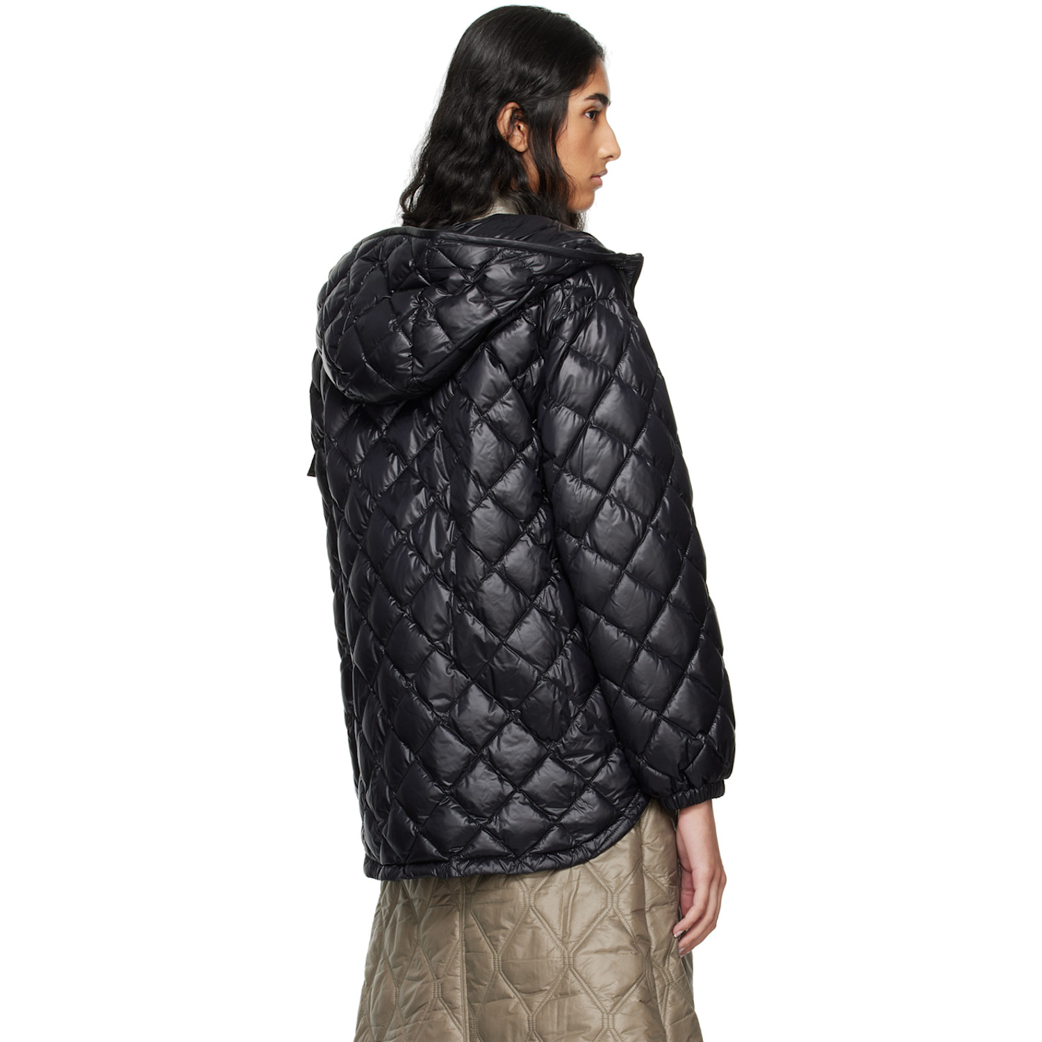  Moncler Black Hooded Down Jacket 