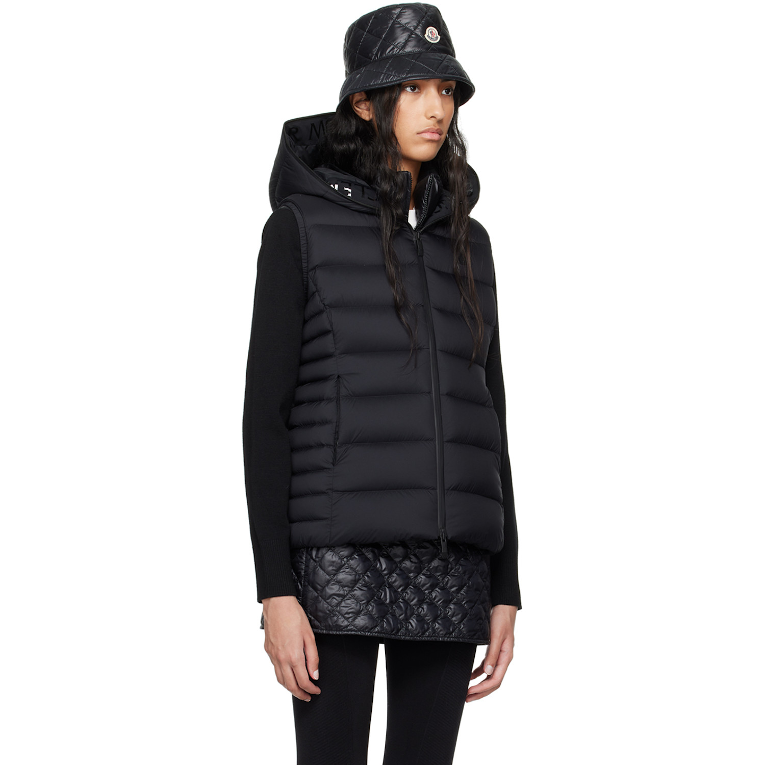  Moncler Black Barraux Down Vest 
