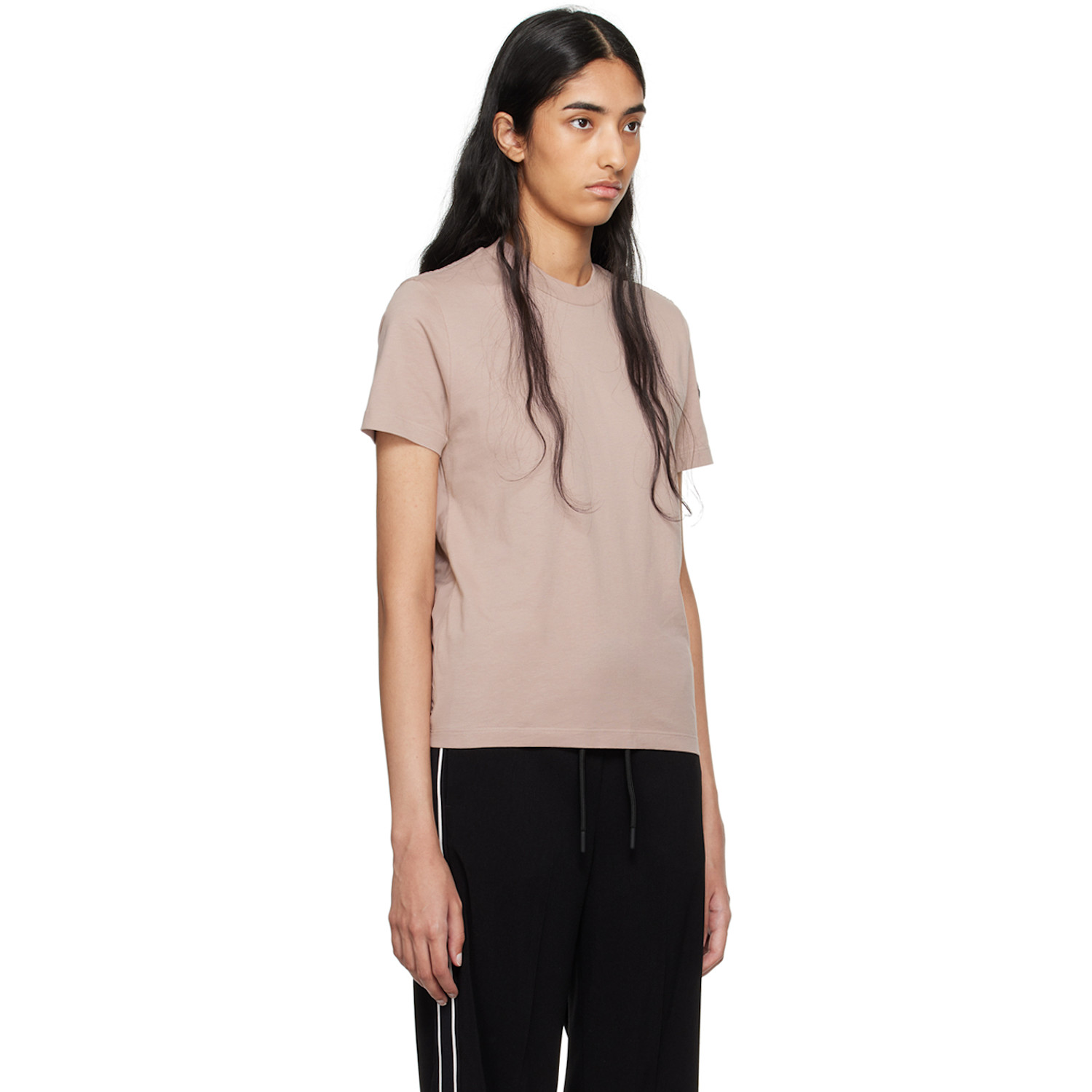  Moncler Pink Pleated T-shirt 