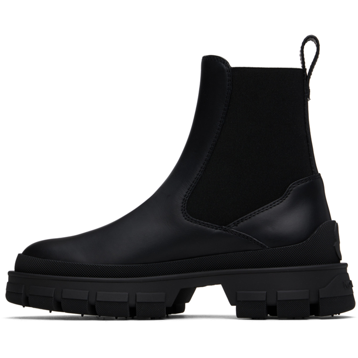  Moncler Black Hevea Chelsea Boots 