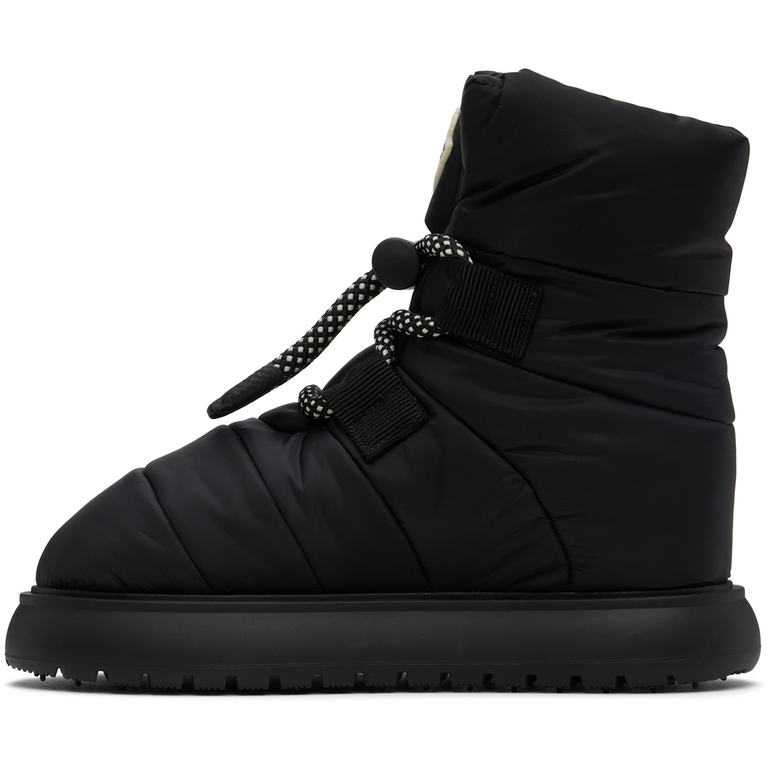  Moncler Black Gaia Pull Snow Boots 
