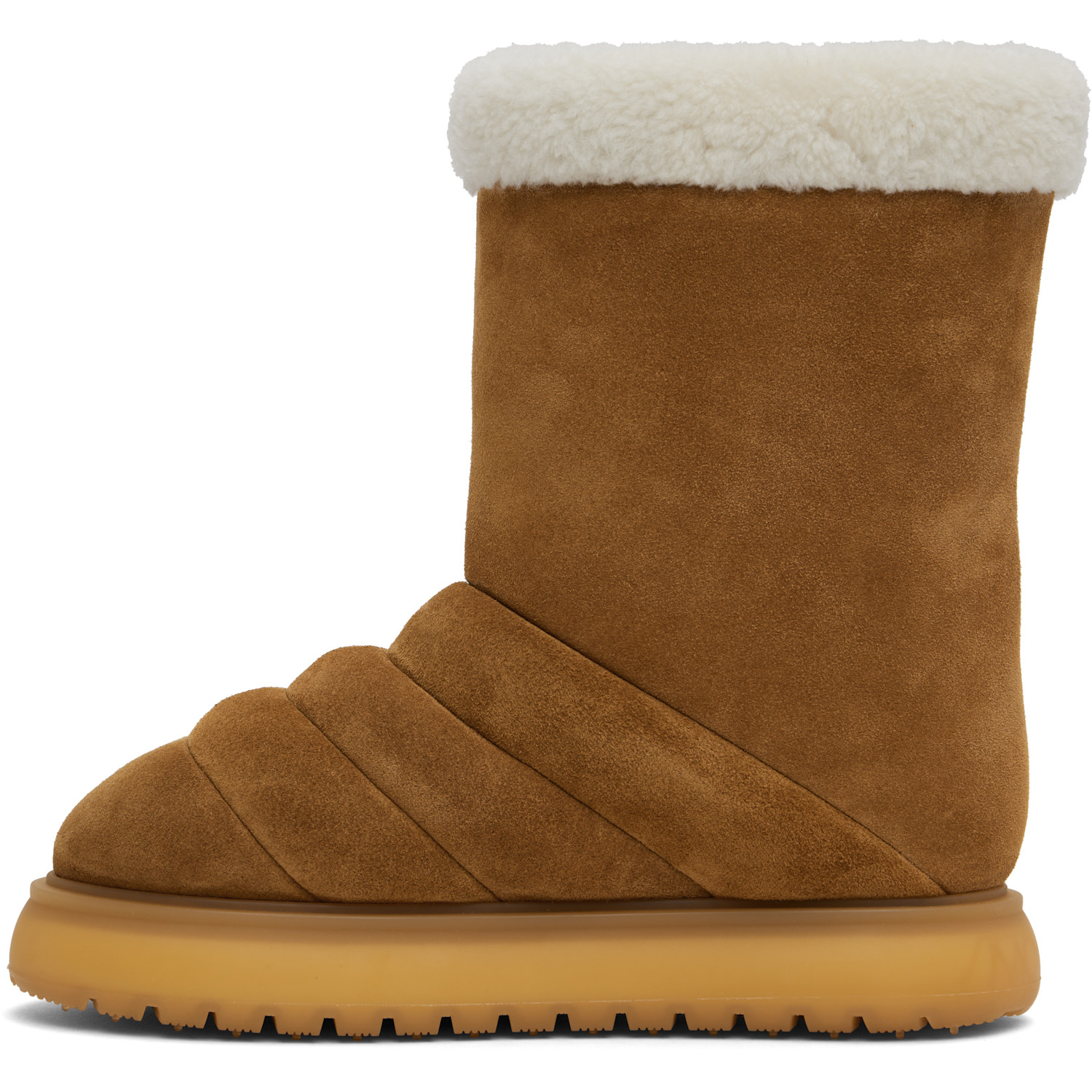  Moncler Tan Gaia Pocket Mid Snow Boots 