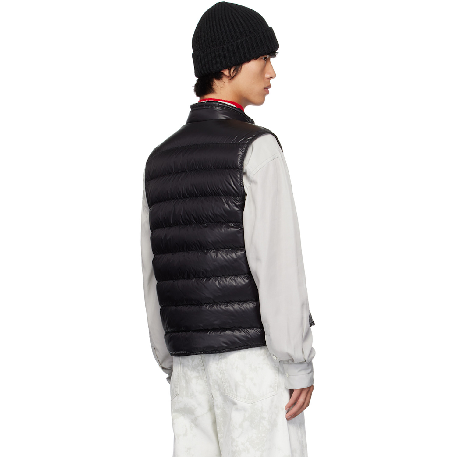  Moncler Black Gui Down Vest 