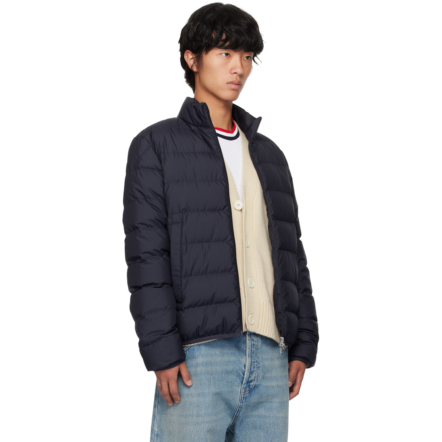  Moncler Navy Baudinet Down Jacket 