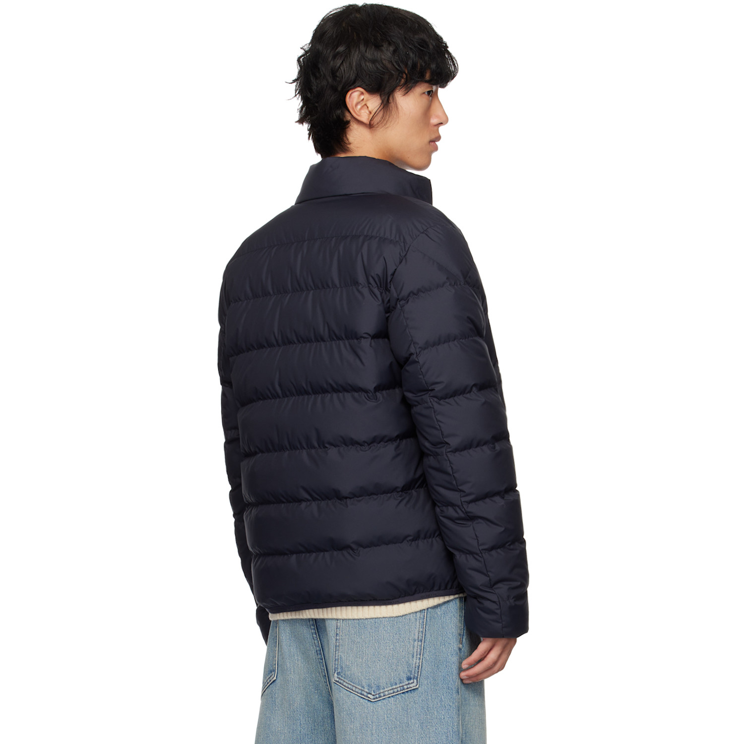  Moncler Navy Baudinet Down Jacket 