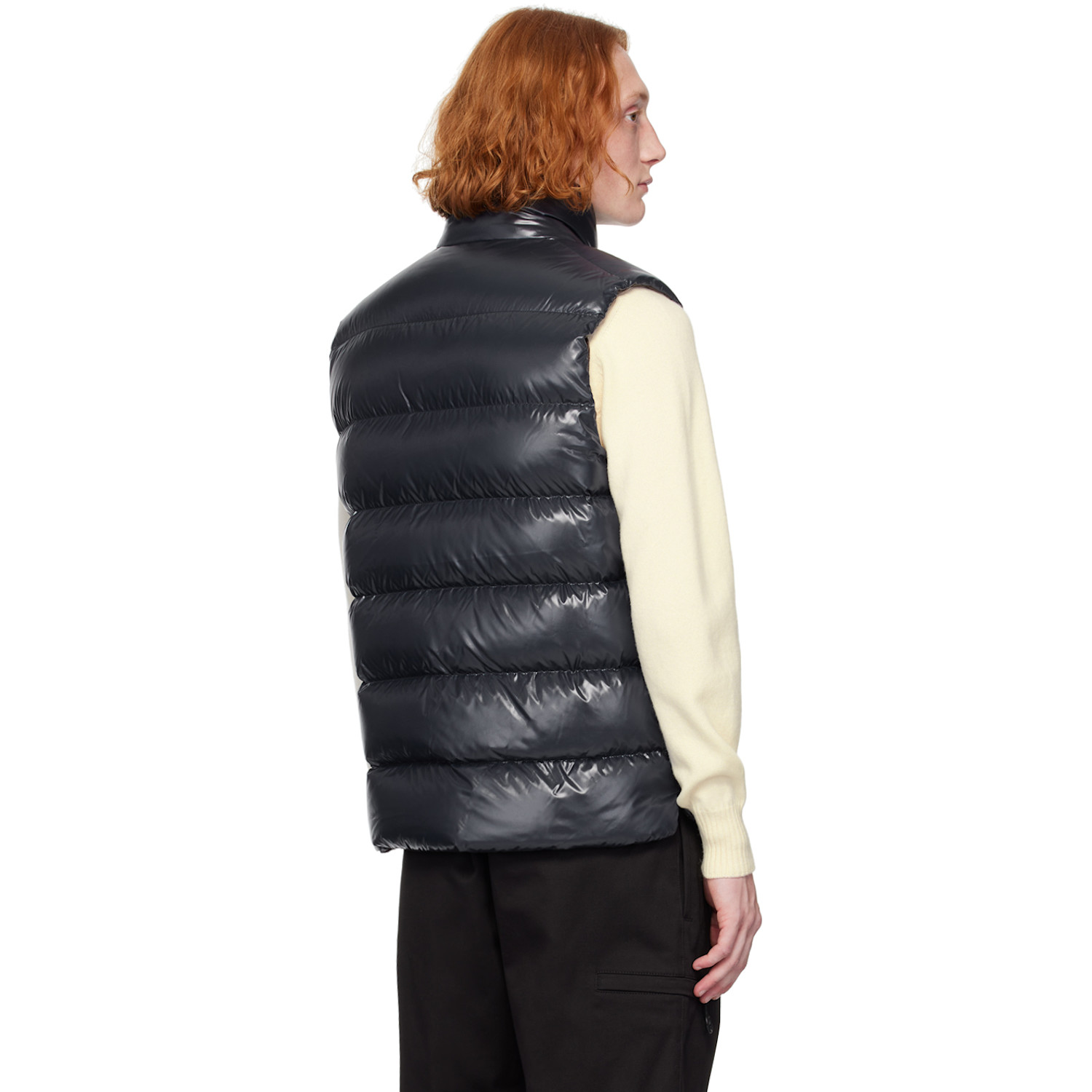  Moncler Navy Tibb Down Vest 