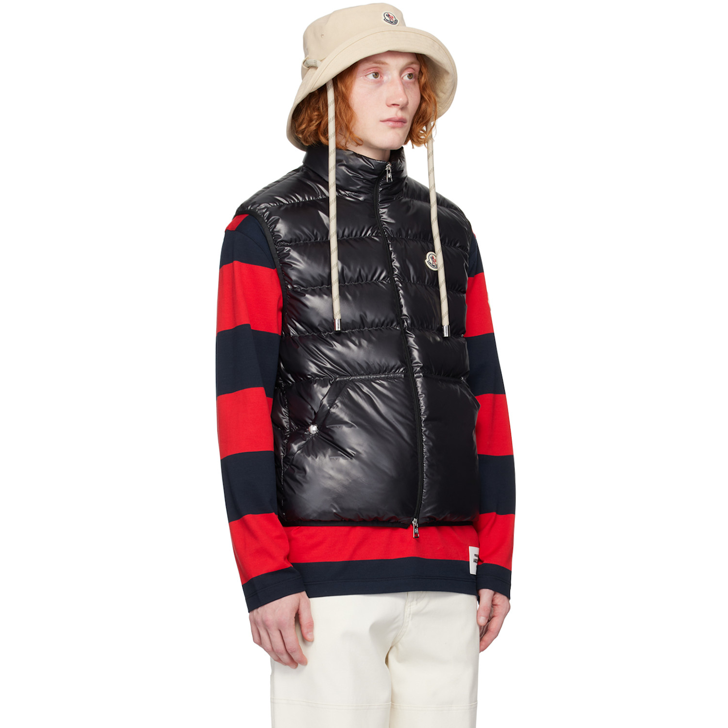  Moncler Black Aube Down Vest 