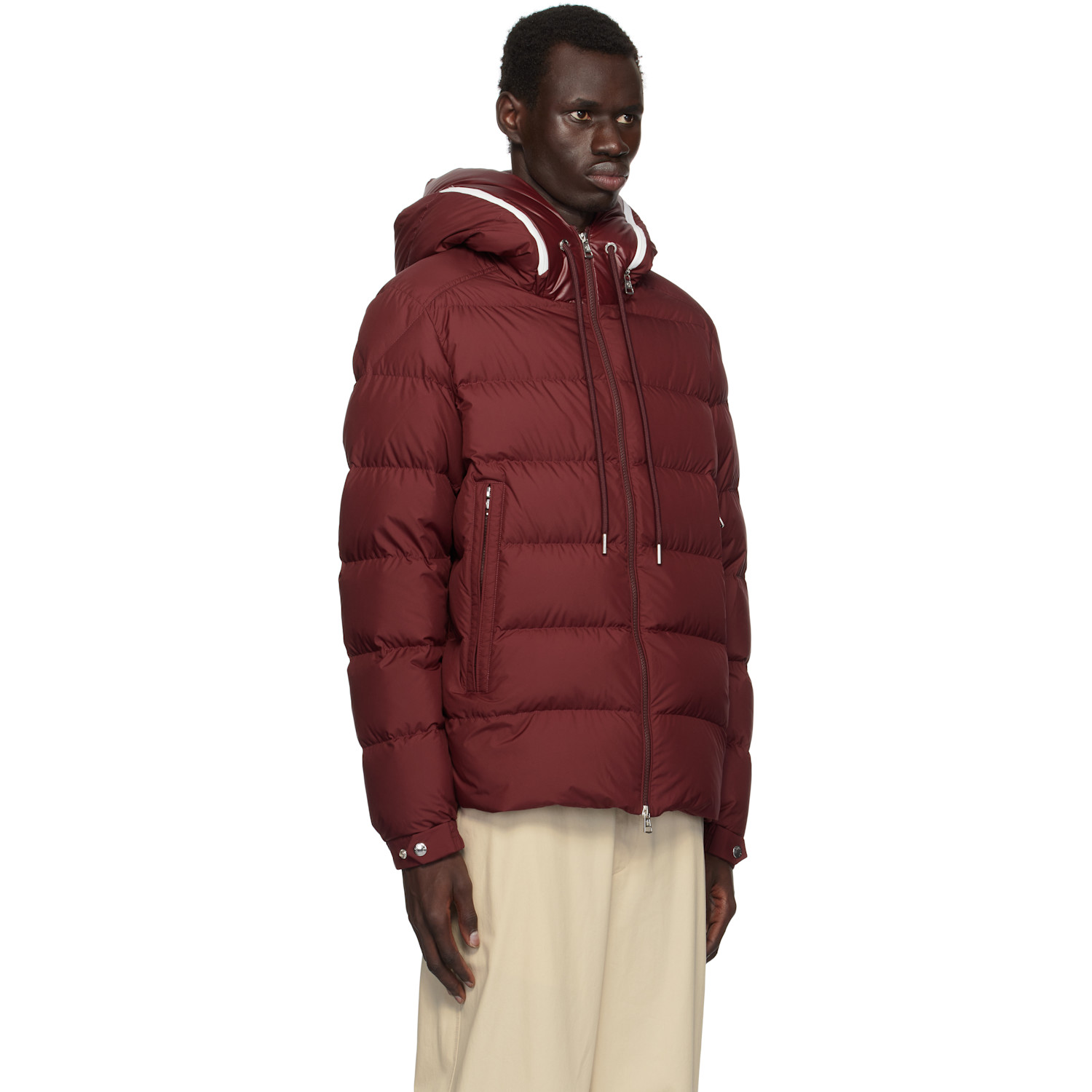  Moncler Red Cardere Short Down Jacket 