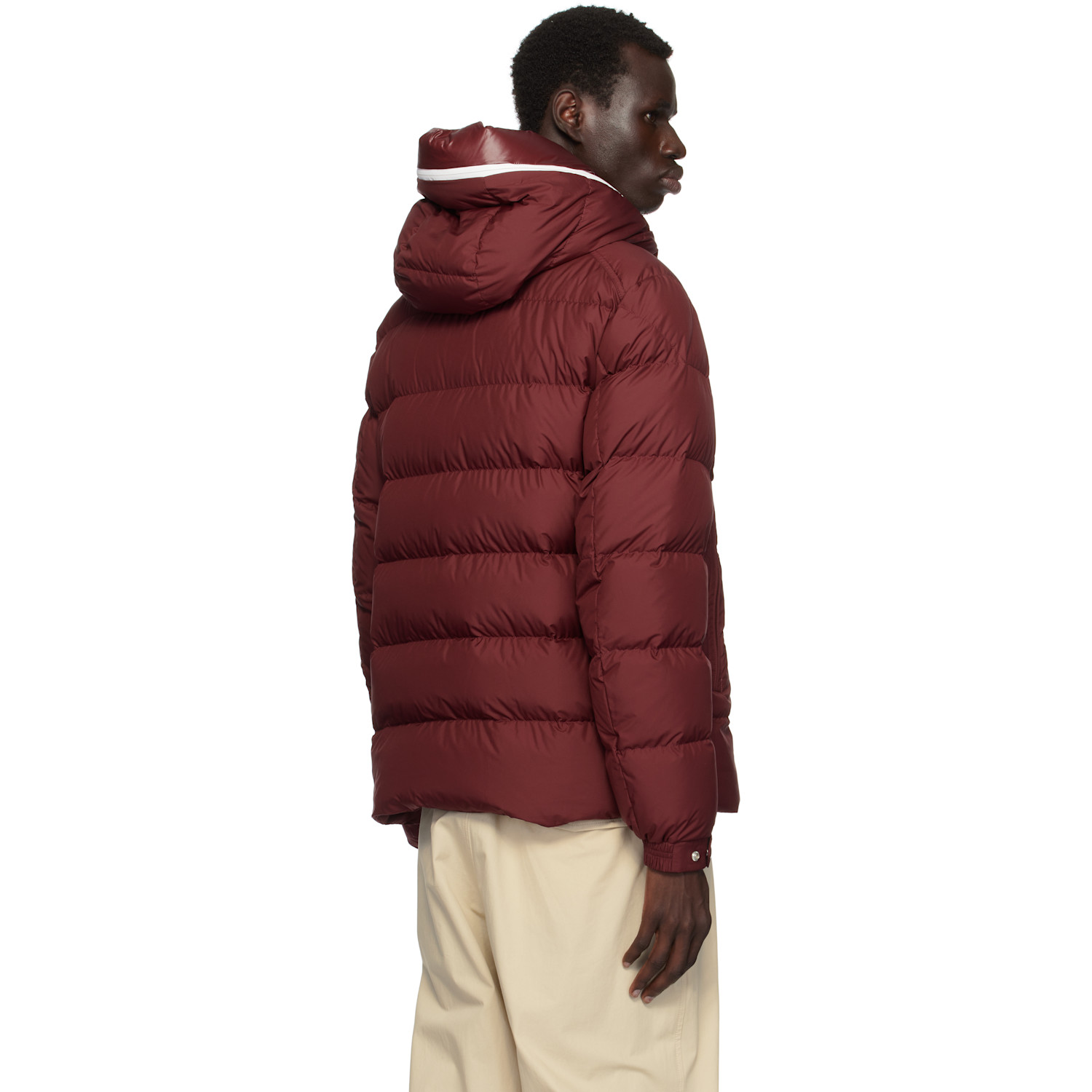  Moncler Red Cardere Short Down Jacket 