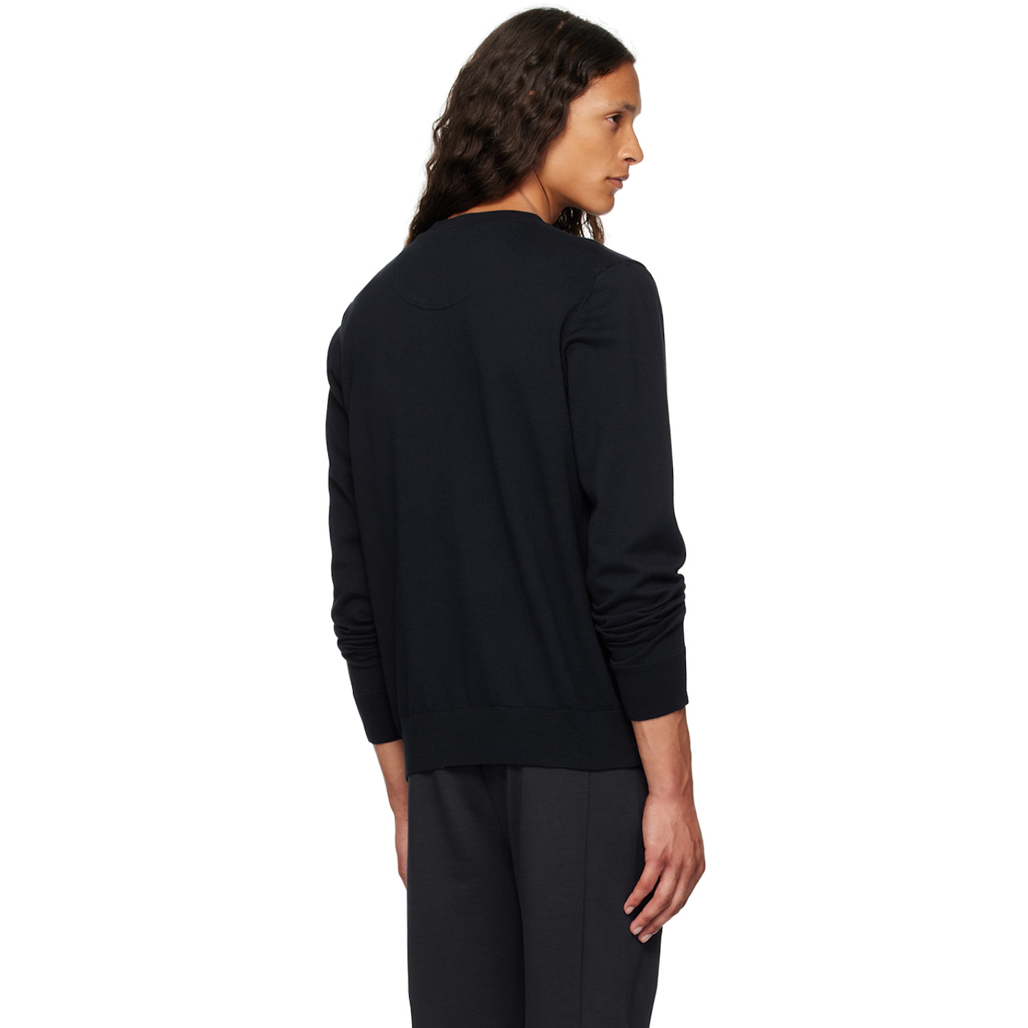  Moncler Navy Appliqué Sweater 
