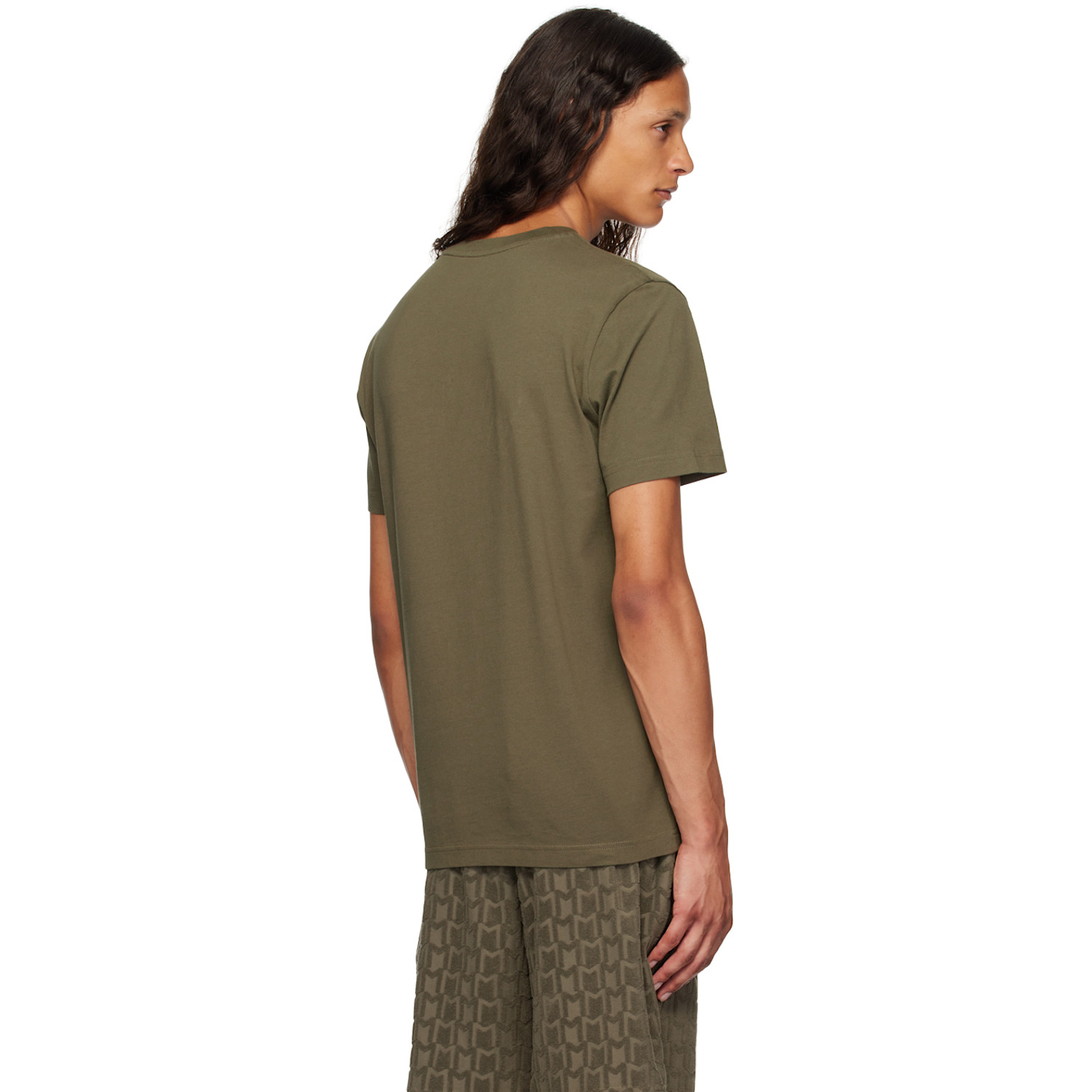 Moncler Khaki Appliqué T-shirt 