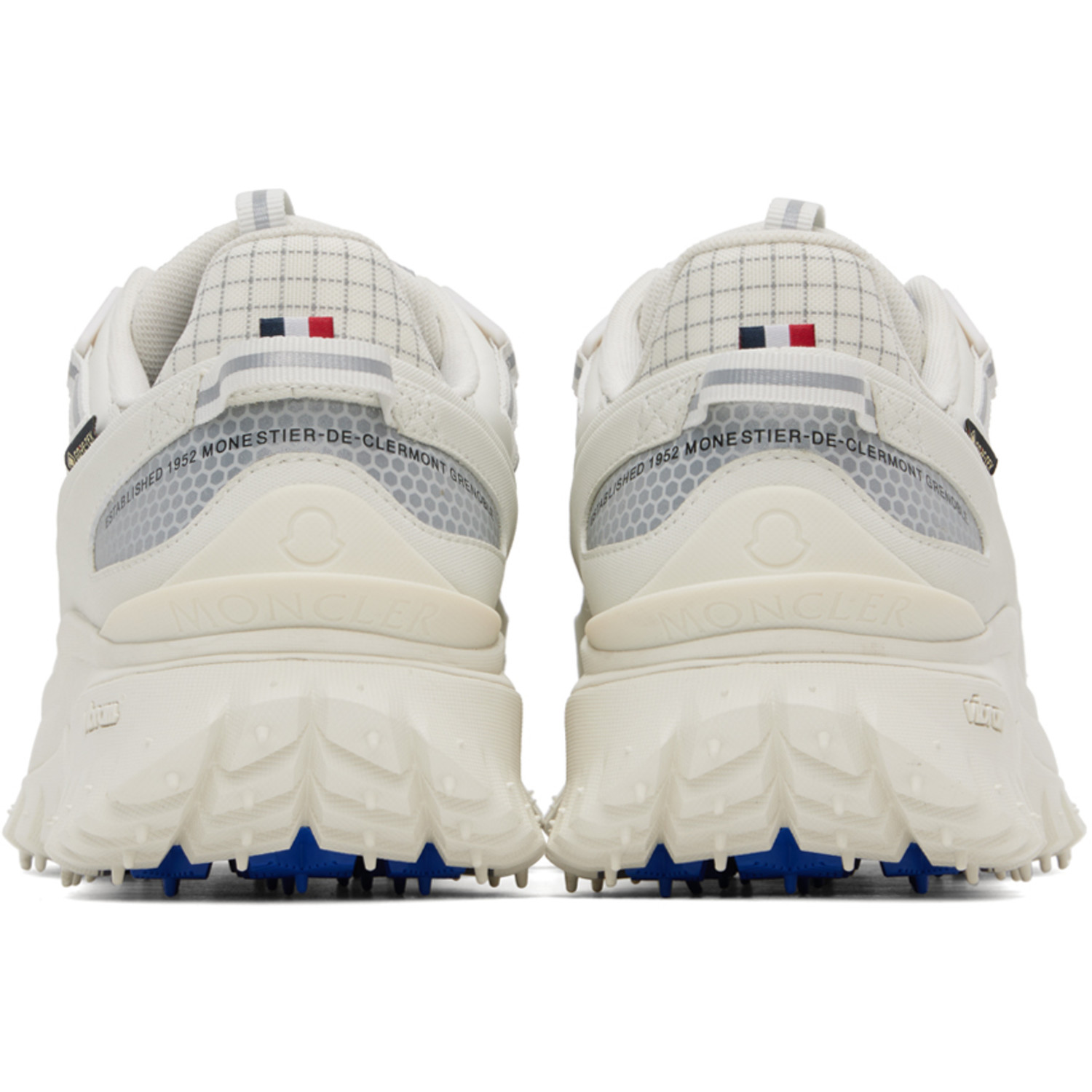  Moncler White Trailgrip Gtx Sneakers 