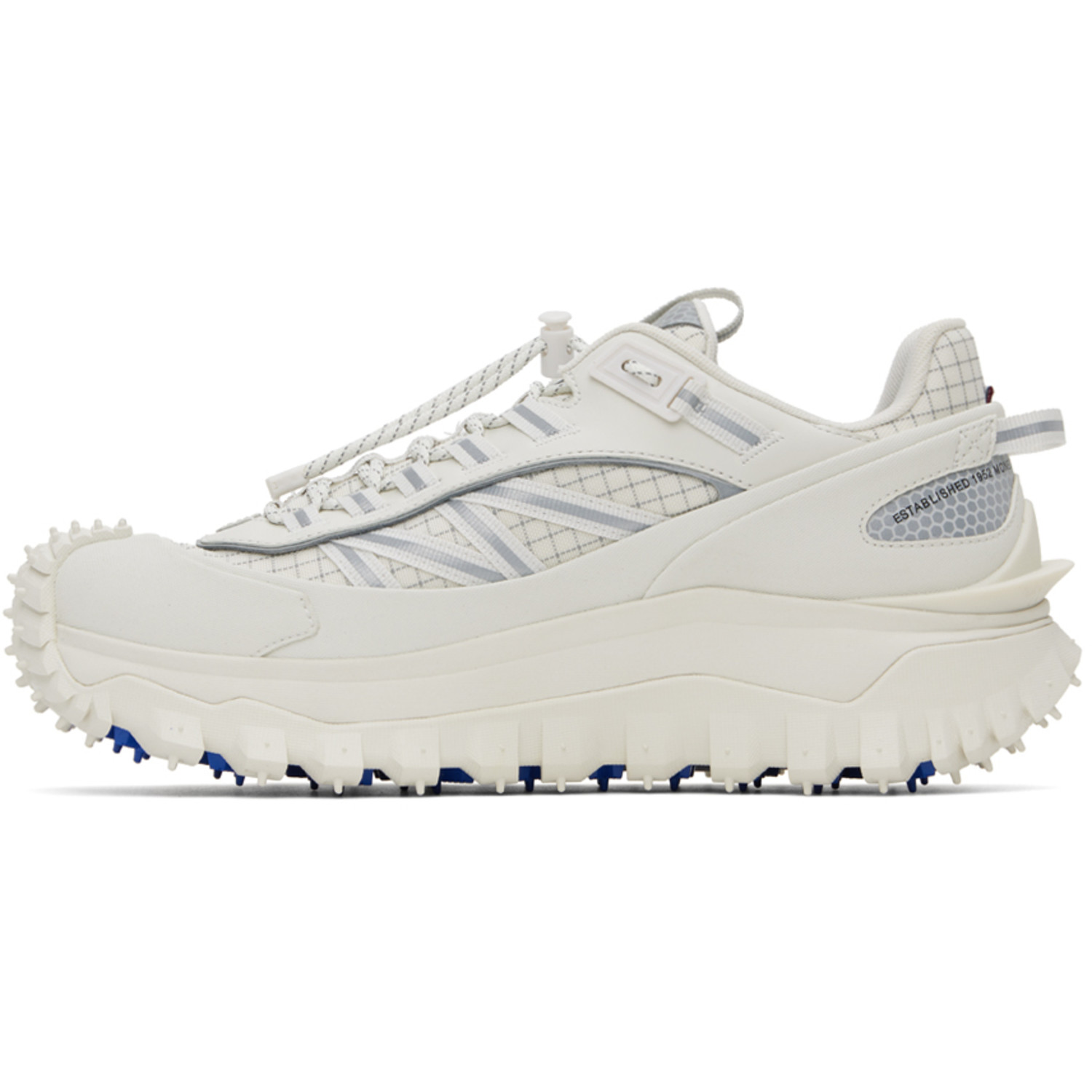  Moncler White Trailgrip Gtx Sneakers 
