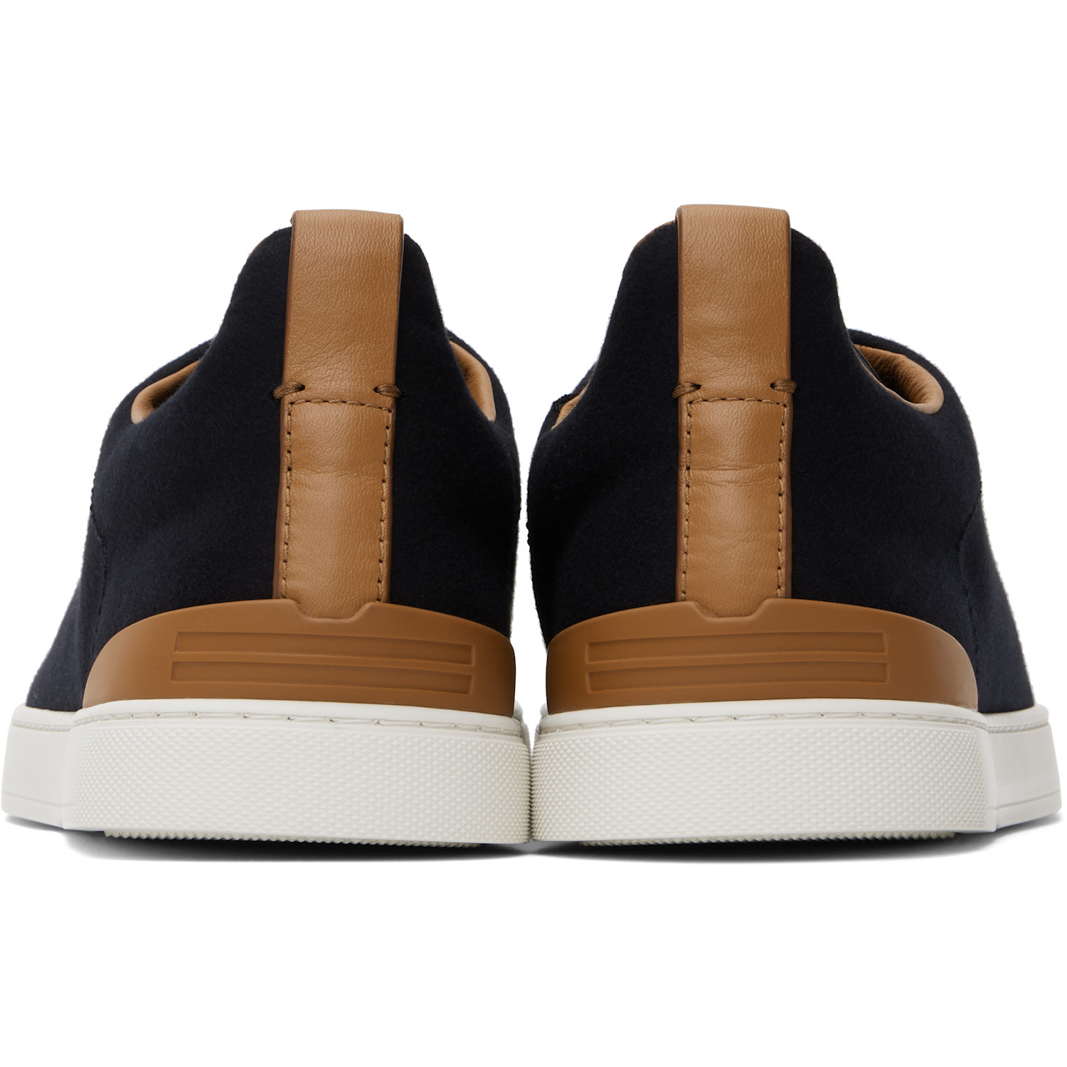  Zegna Black #usetheexisting Wool Triple Stitch Sneakers 