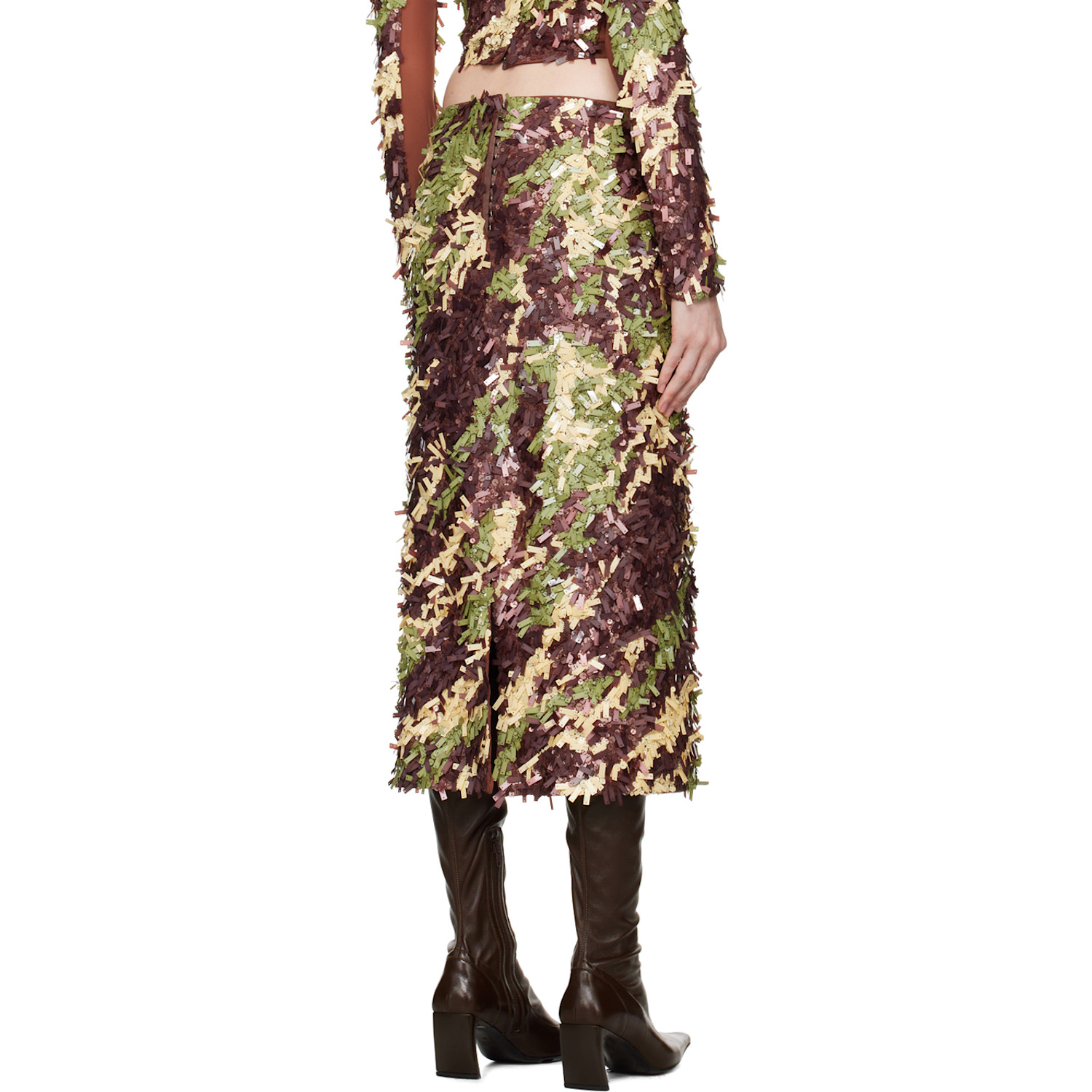  Knwls Multicolor Olivia Midi Skirt 