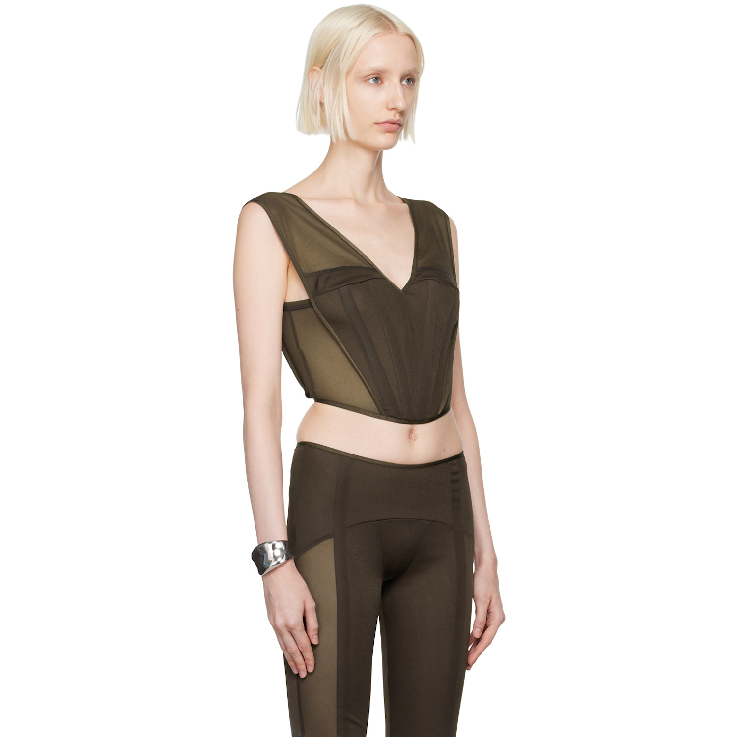  Knwls Brown Grace Bustier 