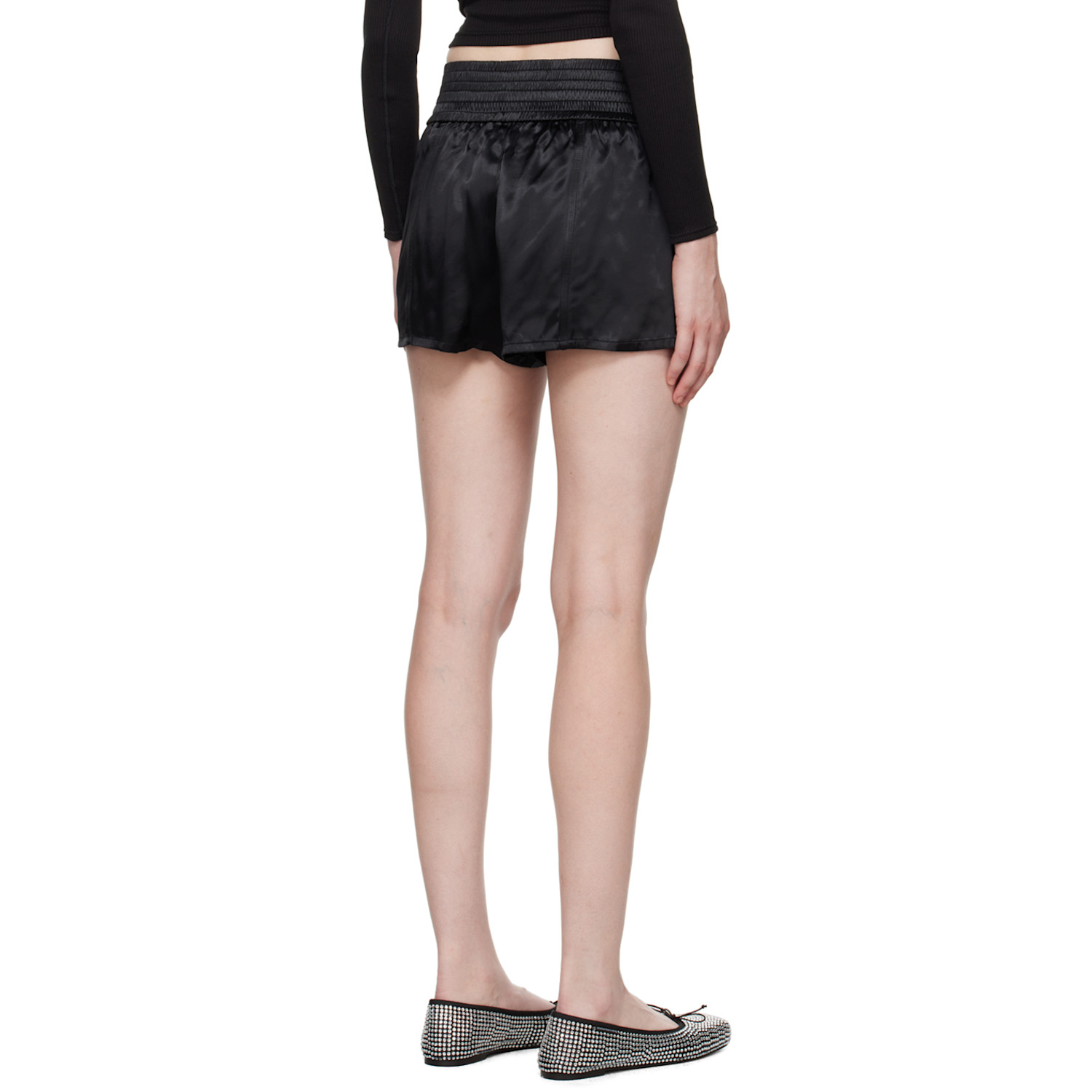  Alexander Wang Black Track Shorts 
