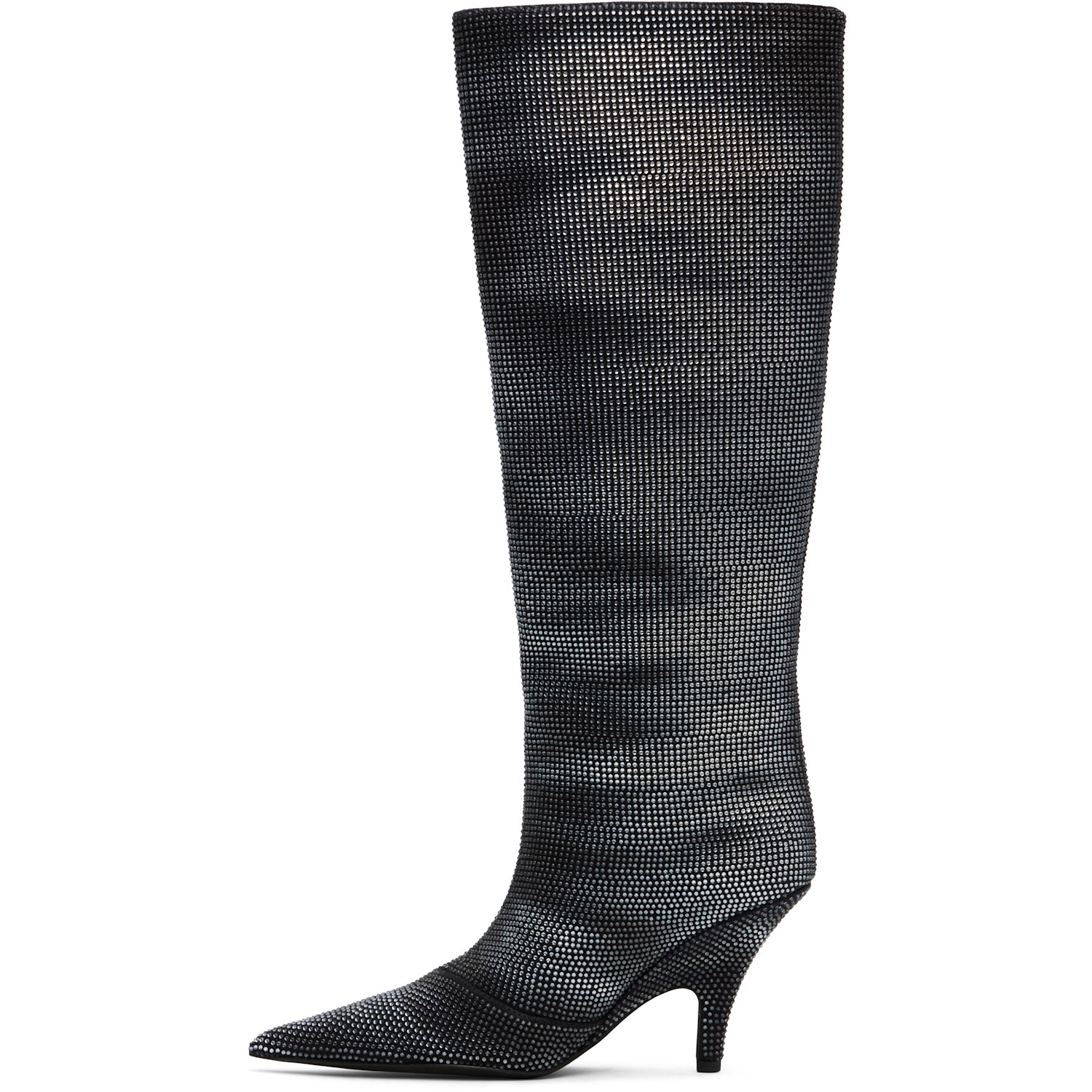  Alexander Wang Black Diablo 90mm Tall Boots 