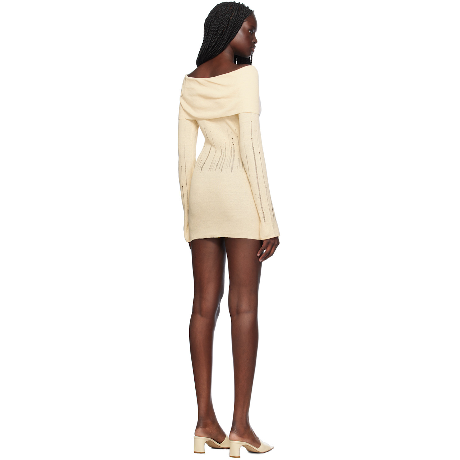  Aya Muse Beige Deva Minidress 