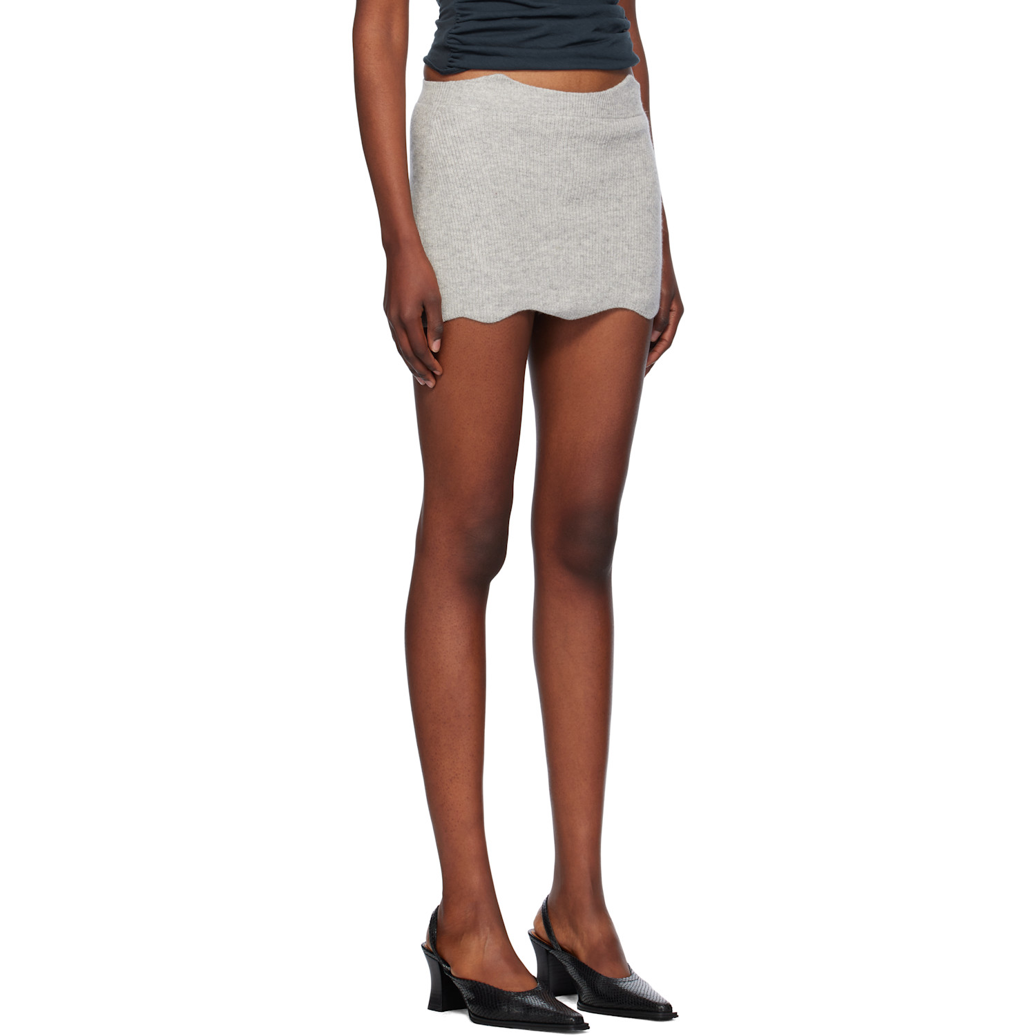 Aya Muse Gray Janus Miniskirt 